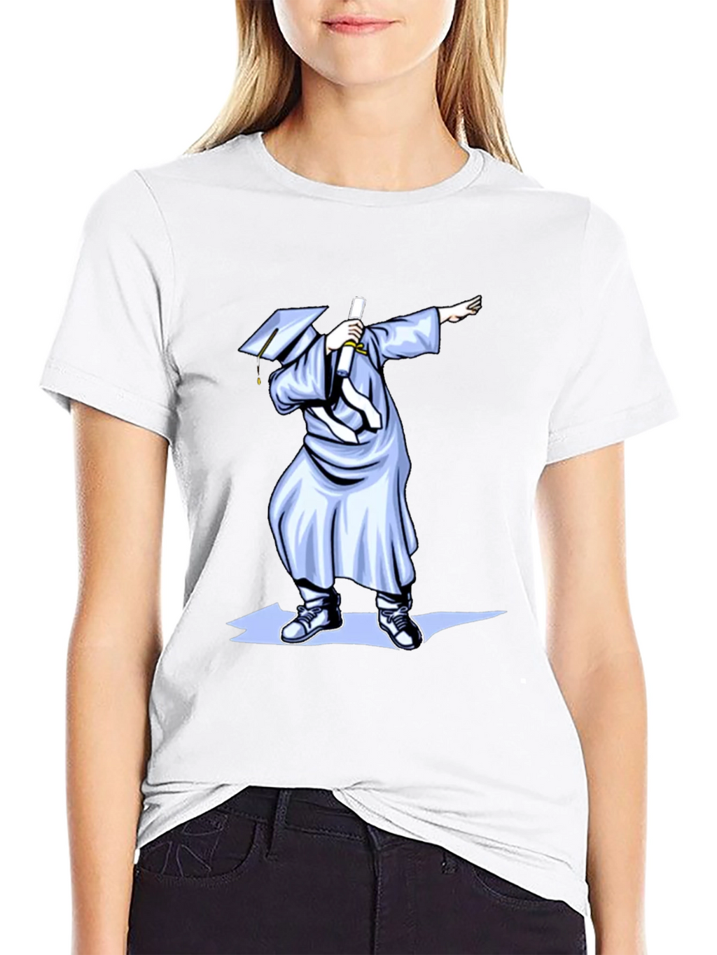 Dabbing Graduate T-Shirt - Celebration Humor