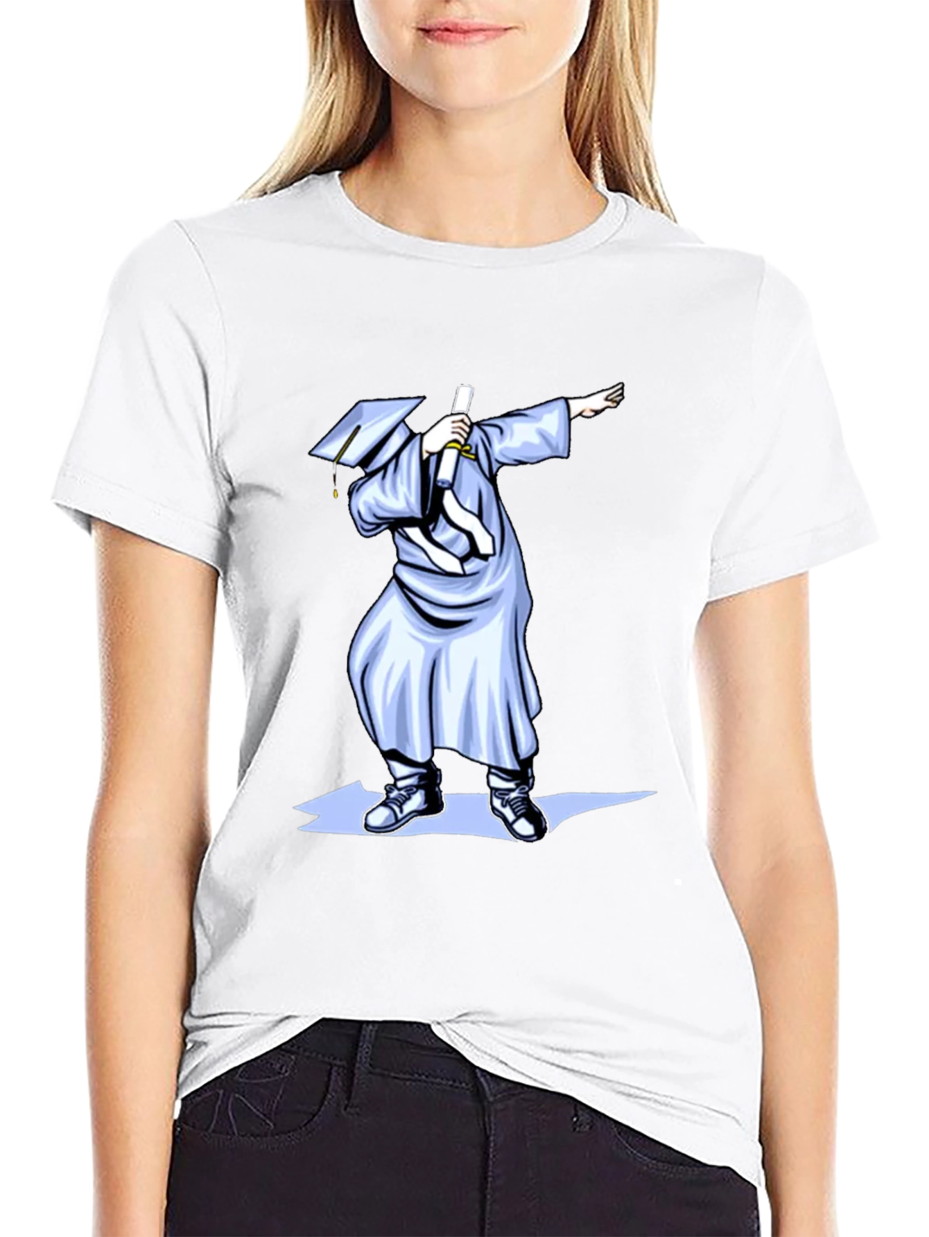 Dabbing Graduate T-Shirt - Celebration Humor