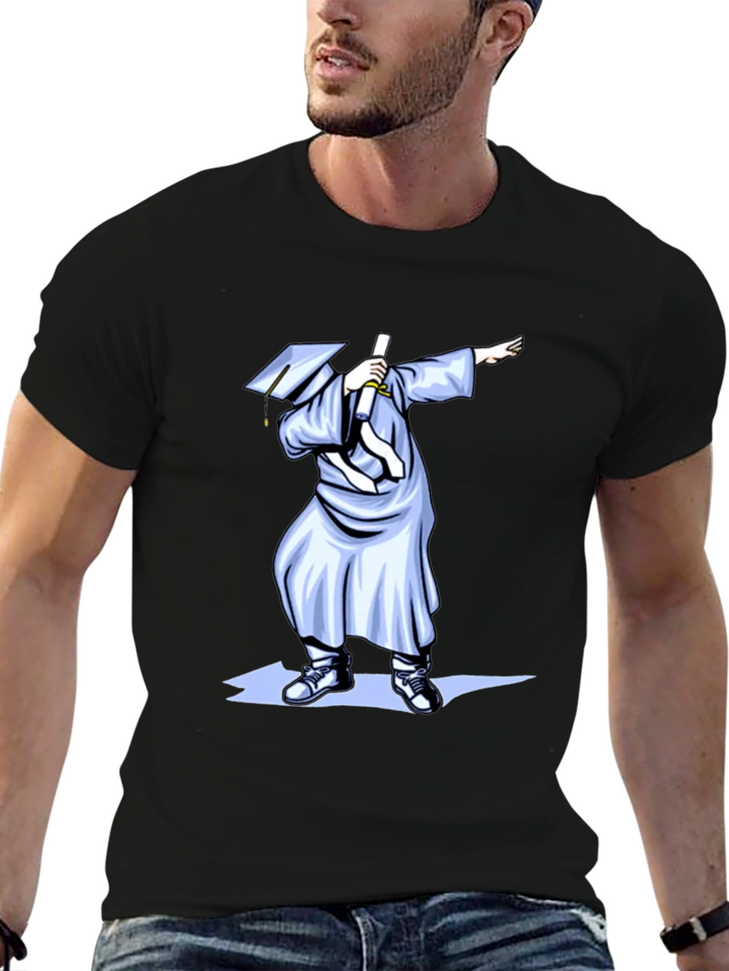 Dabbing Graduate T-Shirt - Celebration Humor