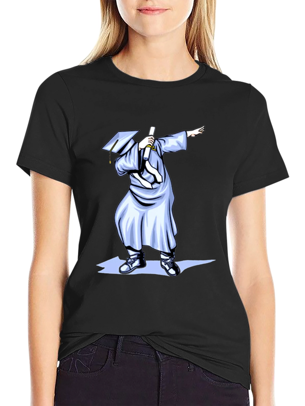 Dabbing Graduate T-Shirt - Celebration Humor