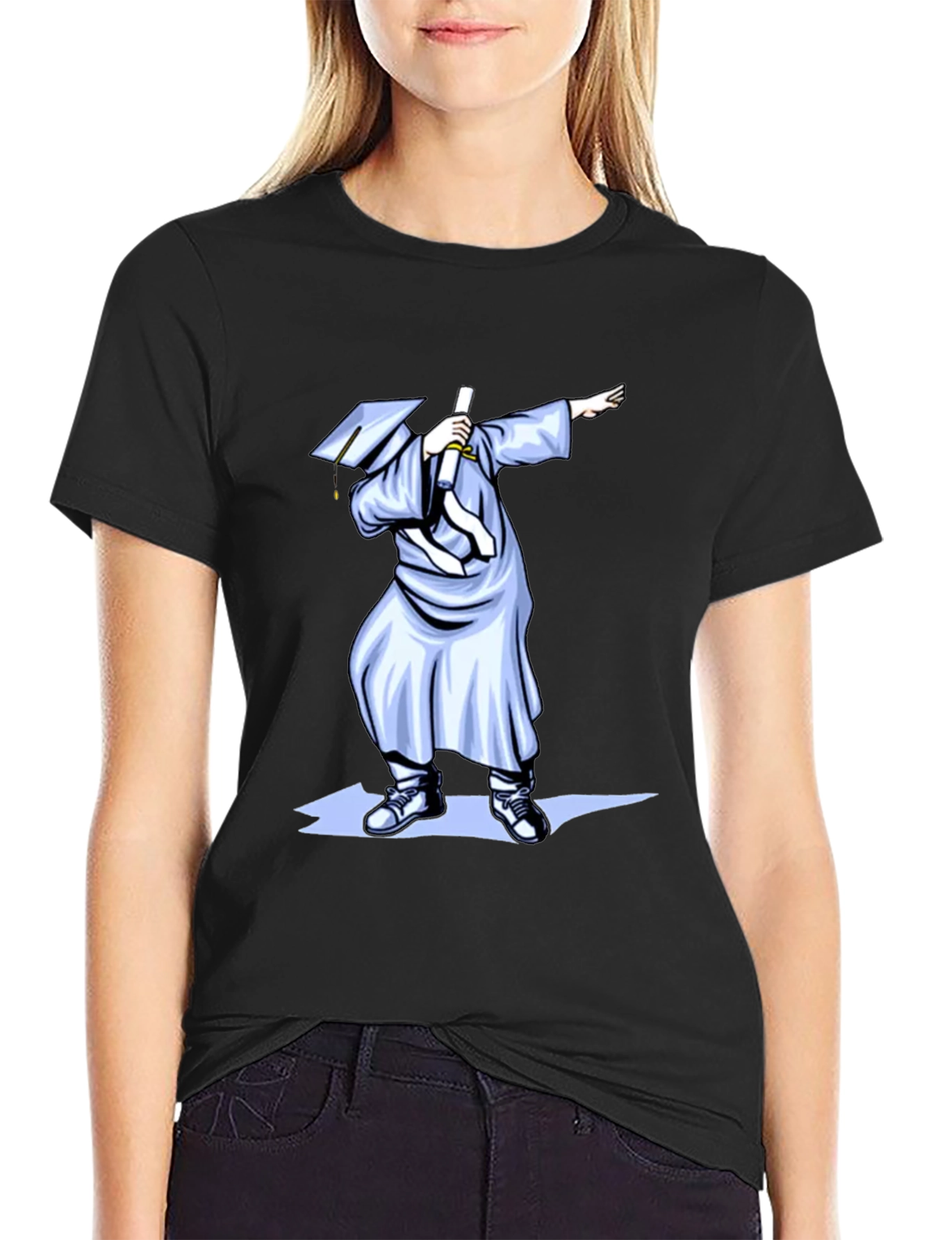 Dabbing Graduate T-Shirt - Celebration Humor