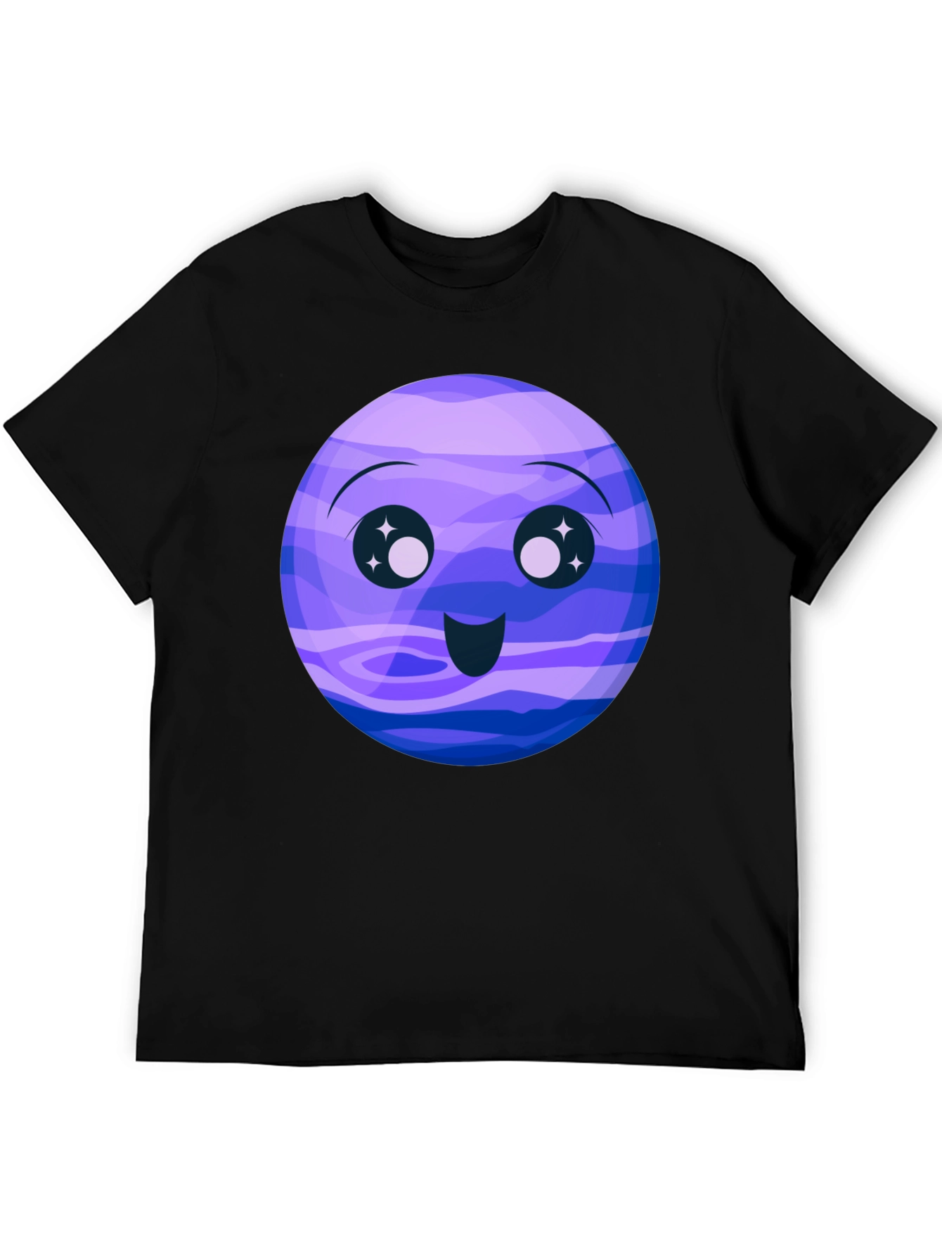 Cute Neptune Cartoon Graphic T-Shirt
