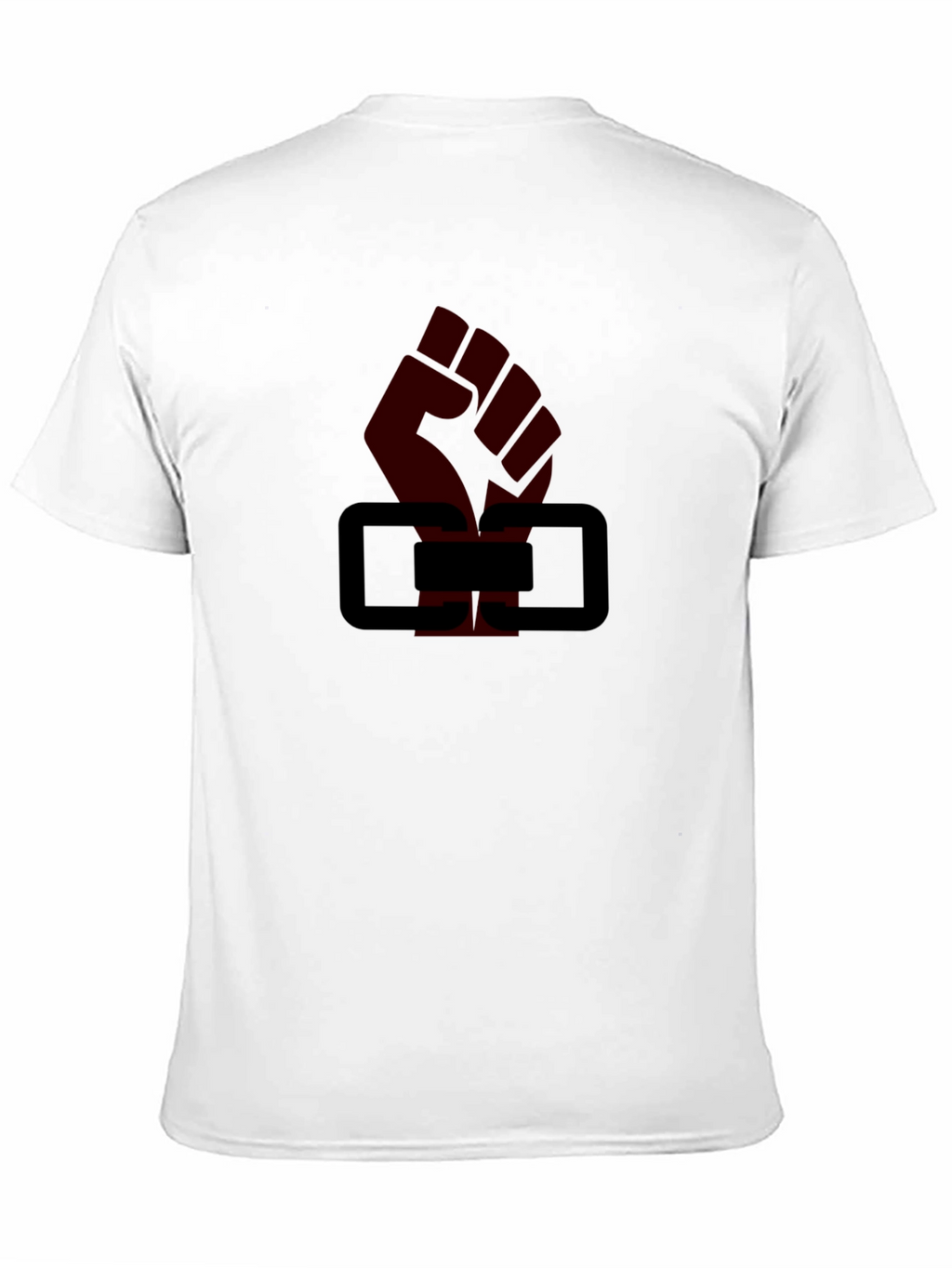 Black Fist & Blocks Graphic T-Shirt