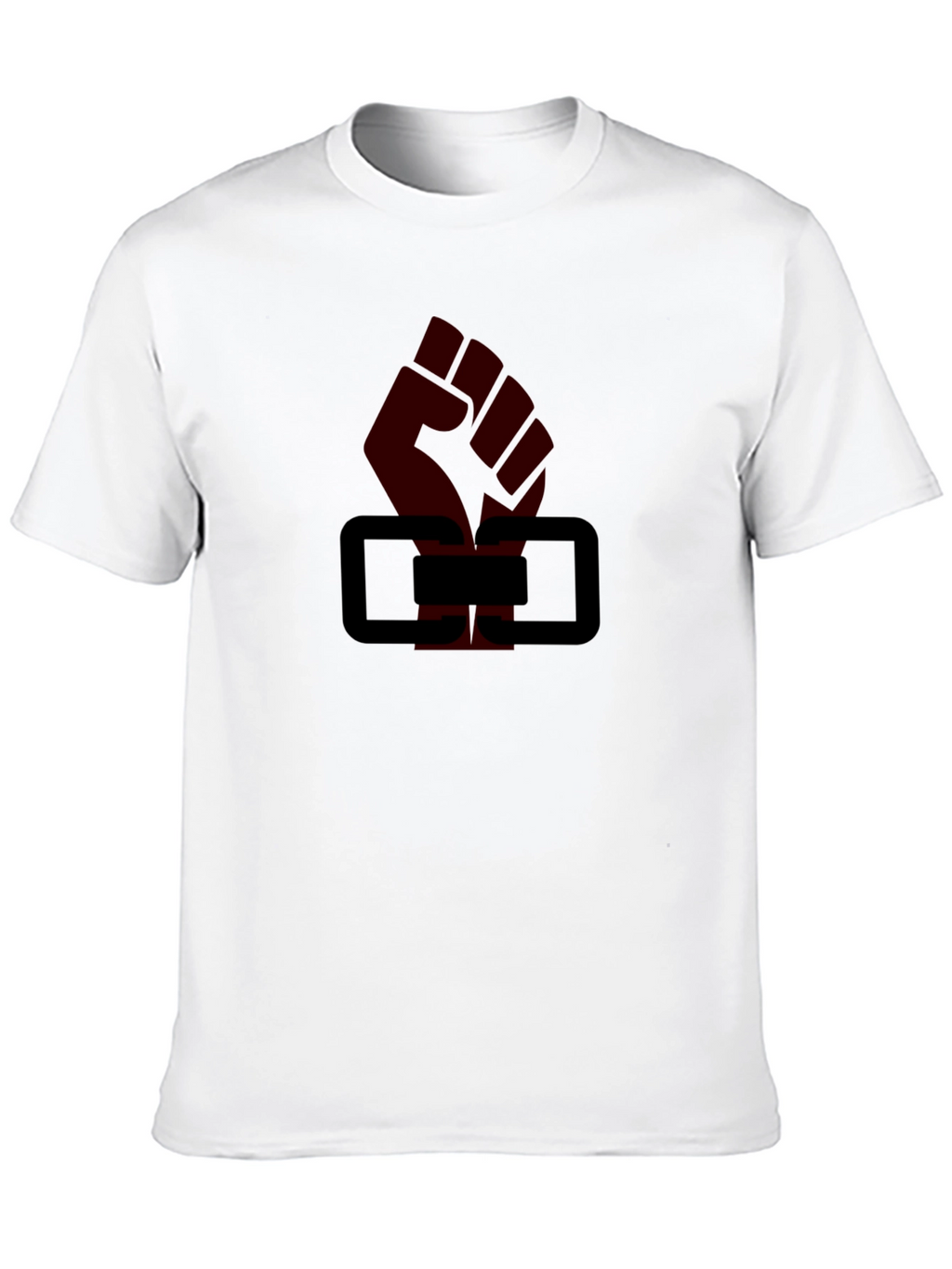 Black Fist & Blocks Graphic T-Shirt