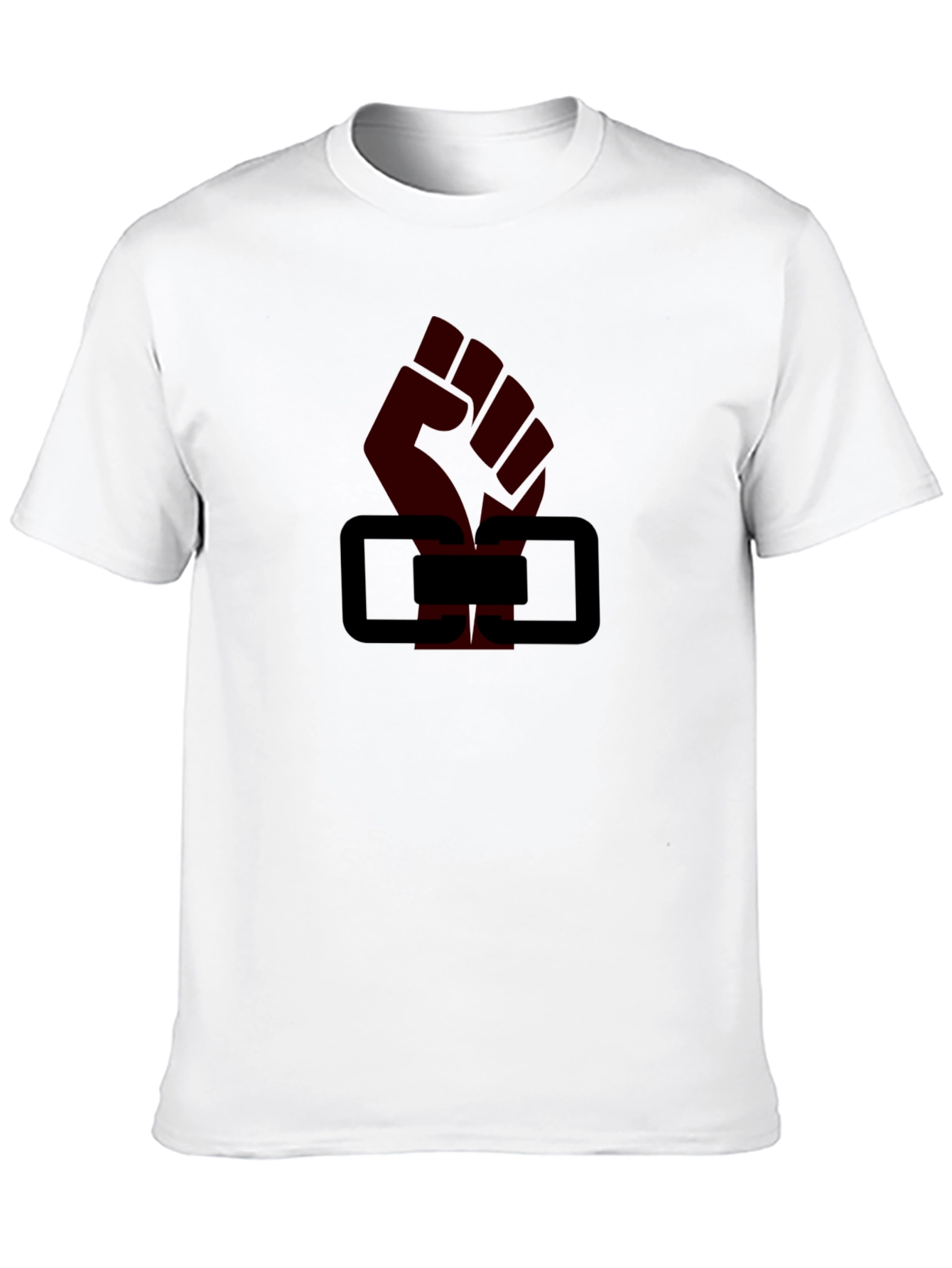 Black Fist & Blocks Graphic T-Shirt