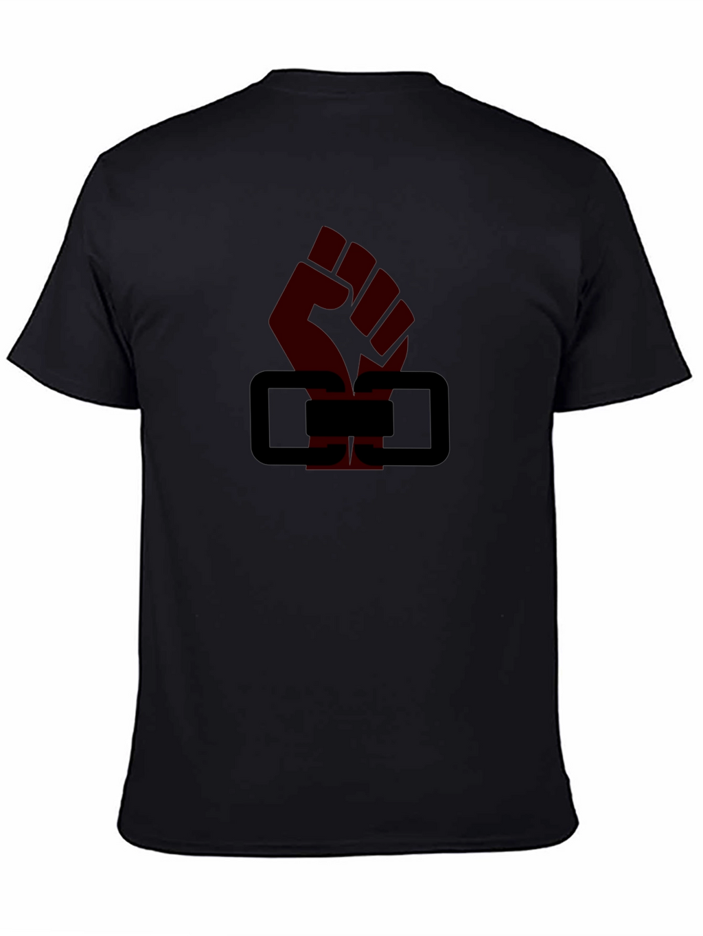 Black Fist & Blocks Graphic T-Shirt