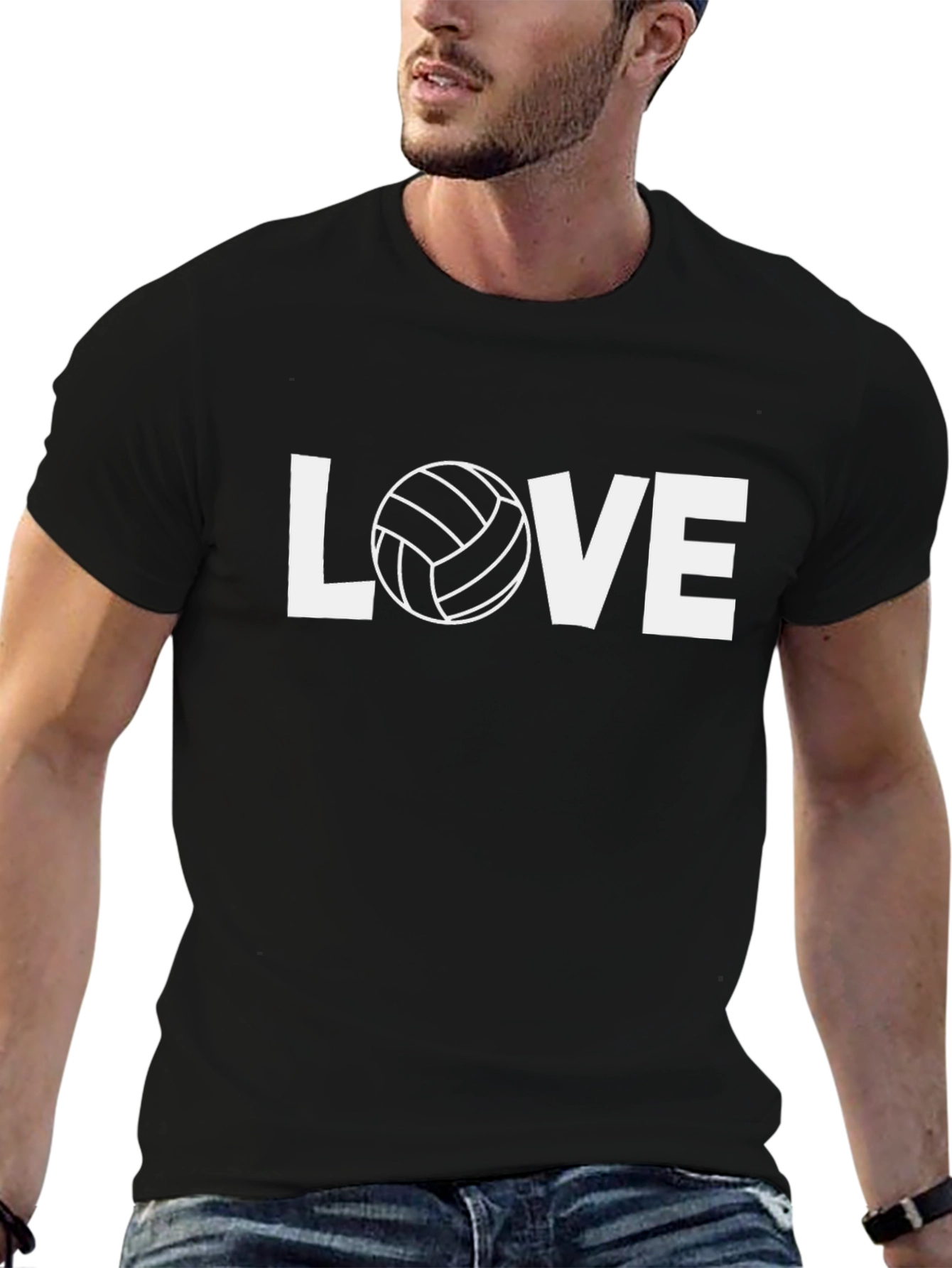 Volleyball Love Graphic T-Shirt - Soft Cotton Tee