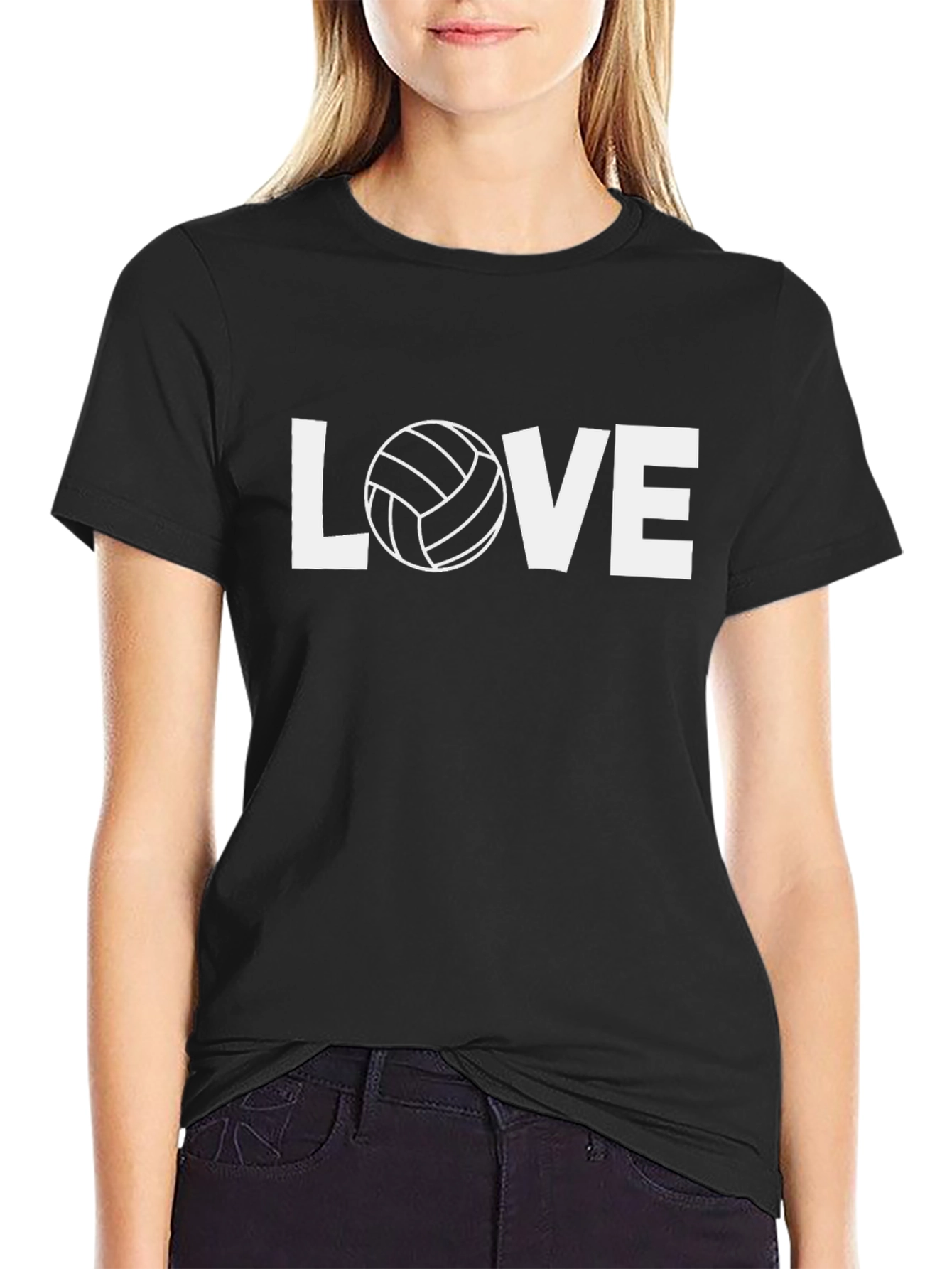 Volleyball Love Graphic T-Shirt - Soft Cotton Tee