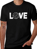 Volleyball Love Graphic T-Shirt - Soft Cotton Tee