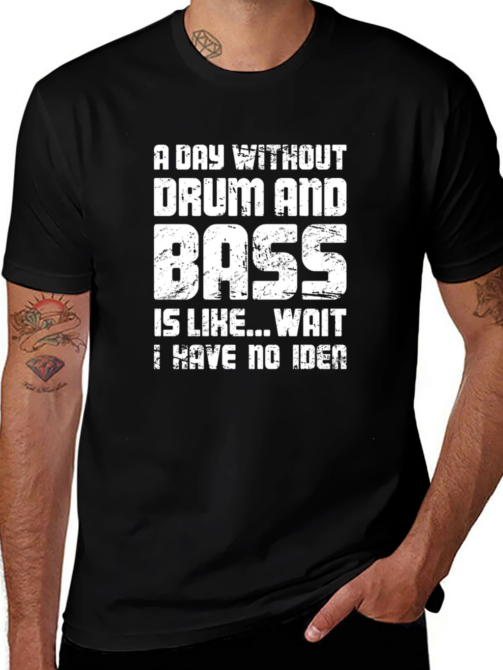 Drum and Bass Graphic Tee