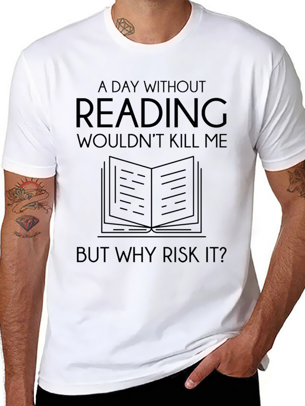 Funny Reading T-Shirt: A Day Without Reading