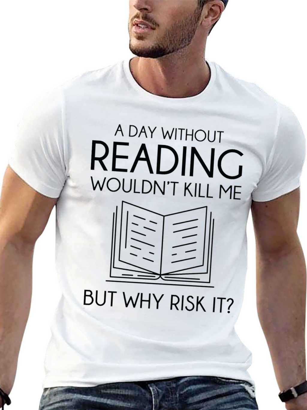 Funny Reading T-Shirt: A Day Without Reading