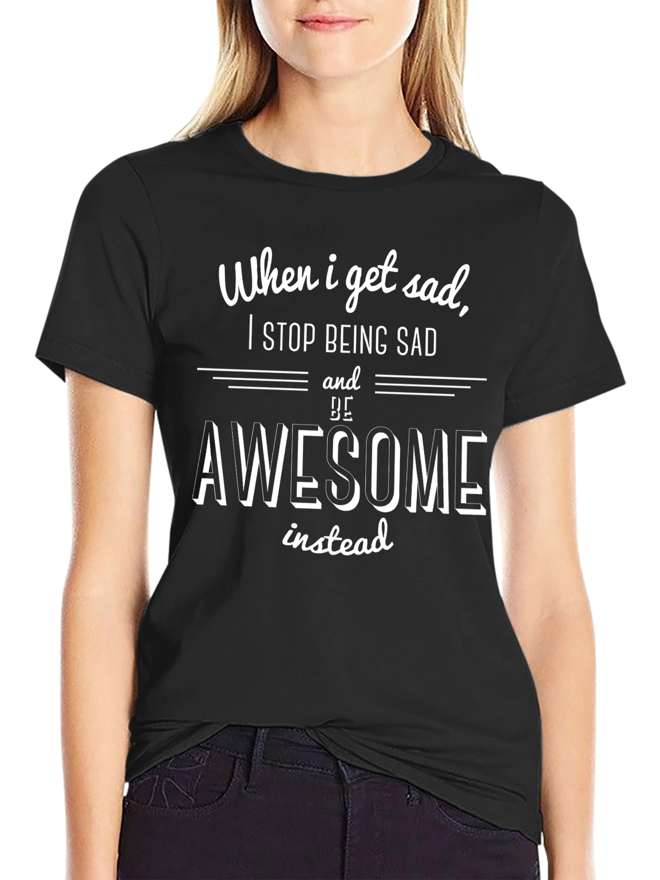 Awesome Instead T-Shirt | Trendy Mens Graphic Tee