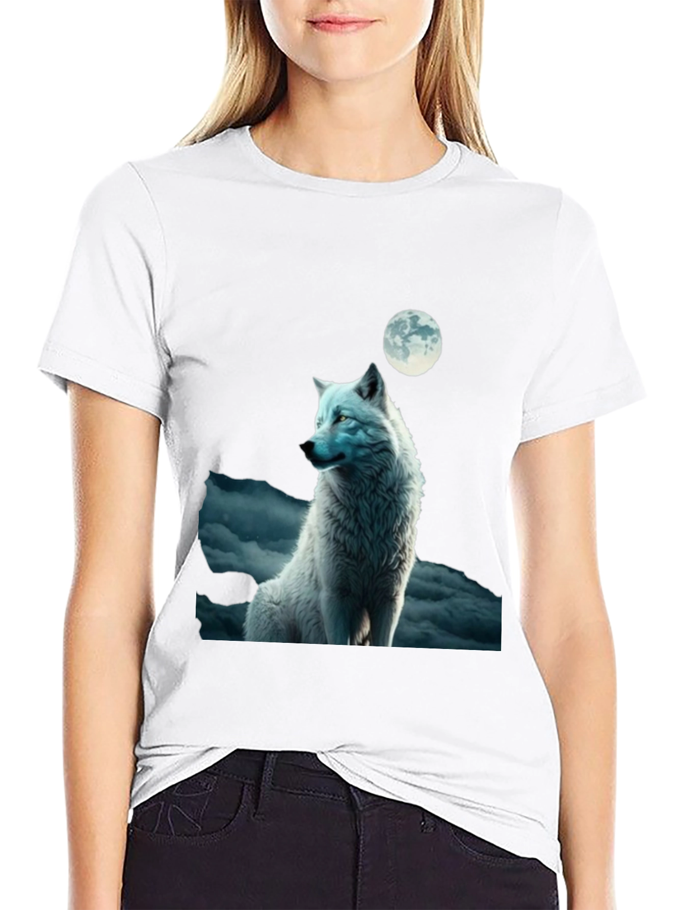 Wolf Moon Graphic T-Shirt