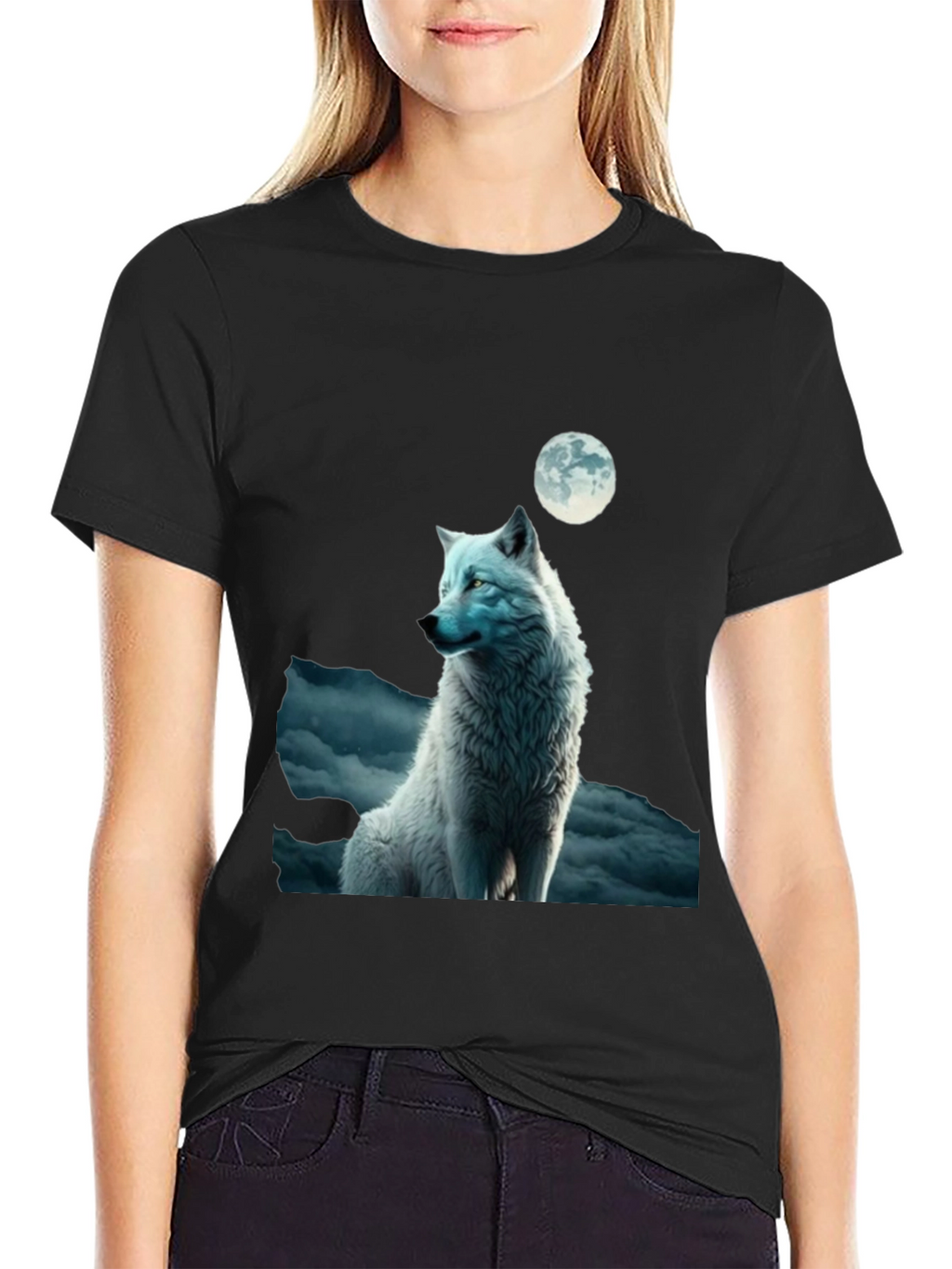Wolf Moon Graphic T-Shirt