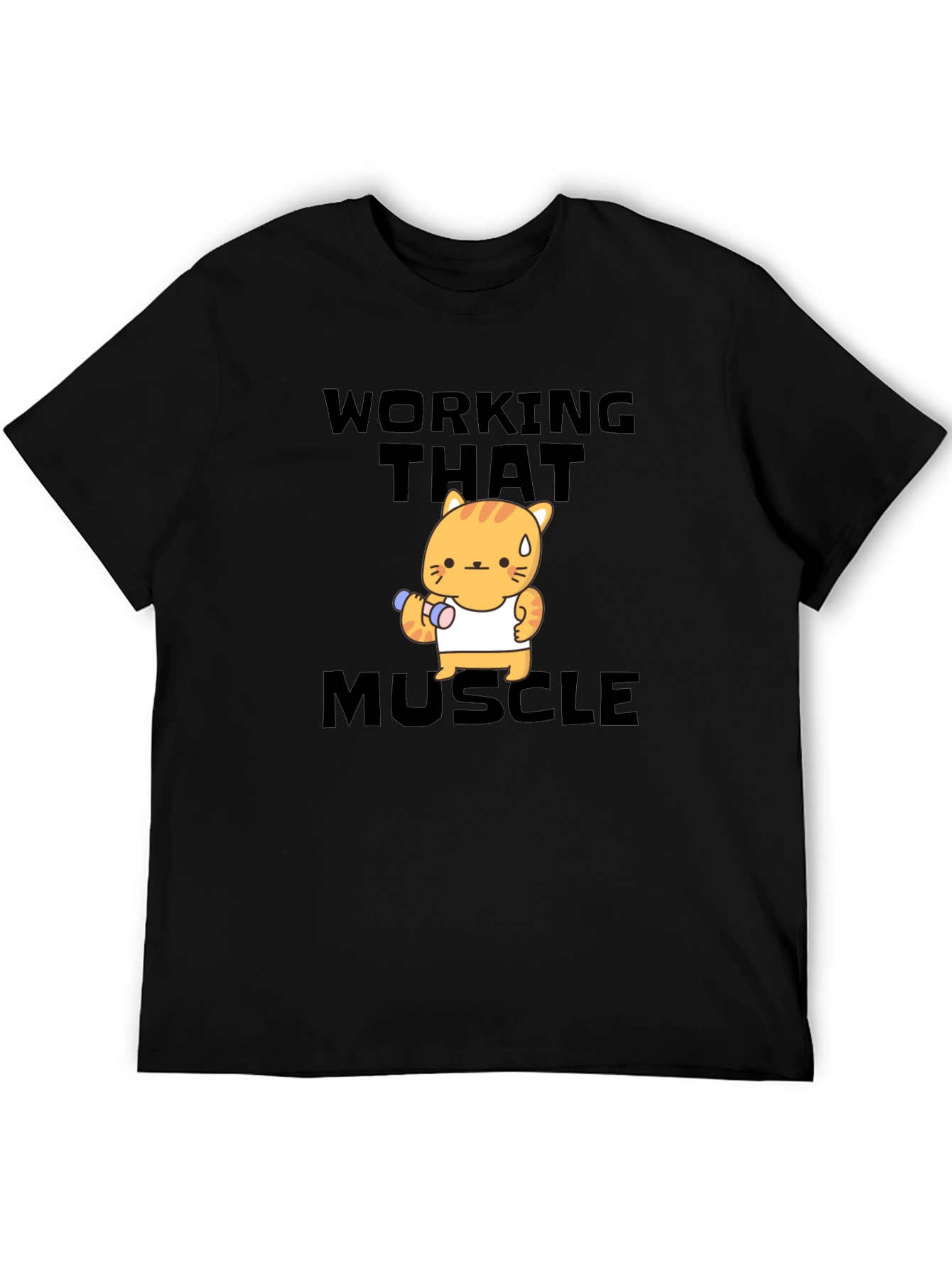 Workout Cat T-Shirt - Muscle Power!