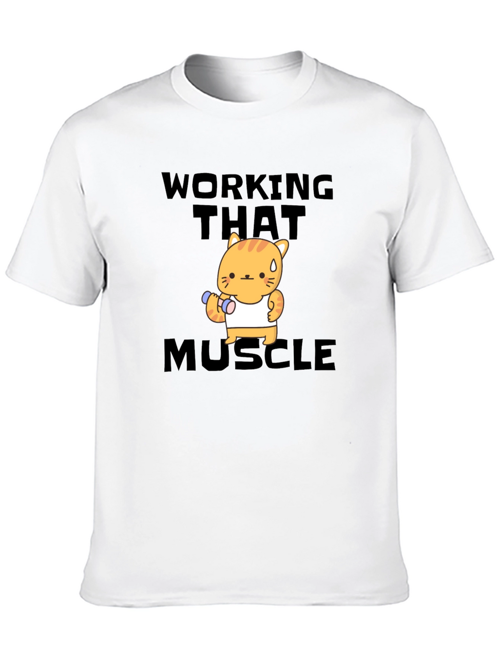Workout Cat T-Shirt - Muscle Power!