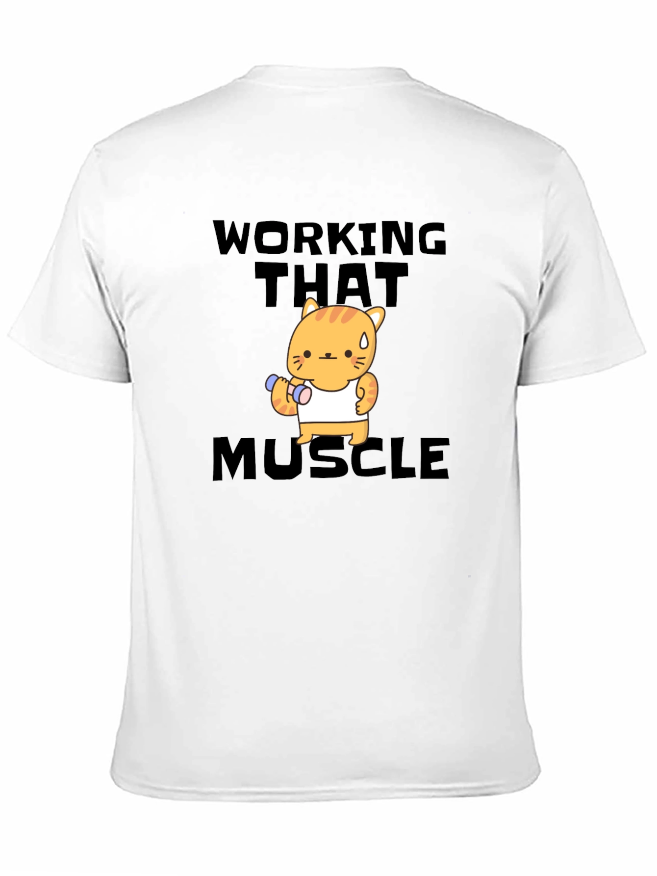 Workout Cat T-Shirt - Muscle Power!