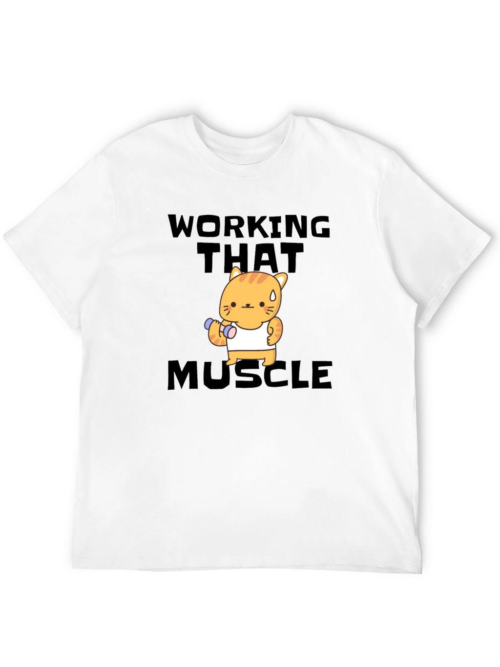 Workout Cat T-Shirt - Muscle Power!