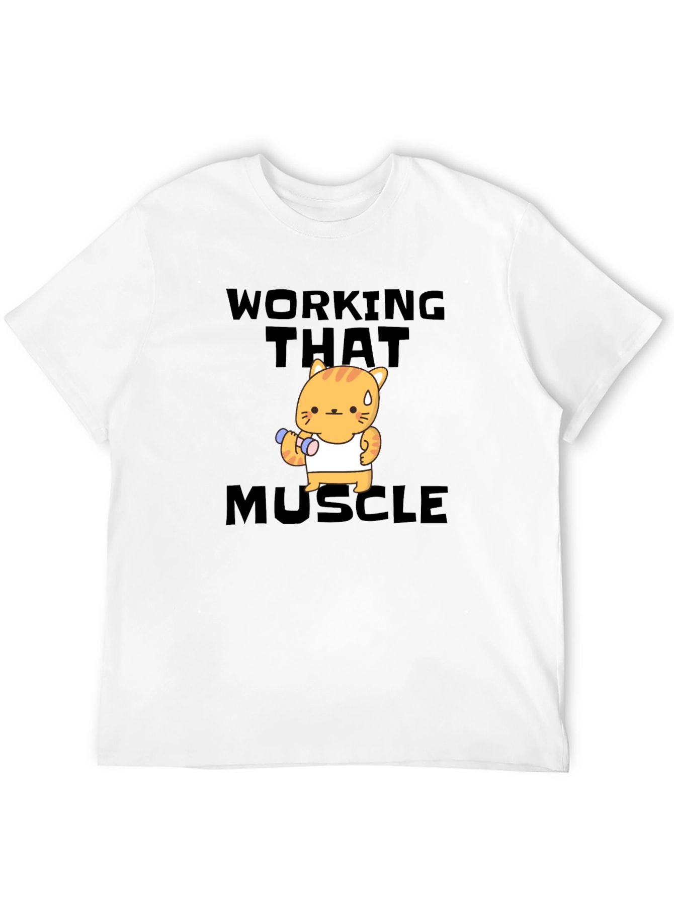 Workout Cat T-Shirt - Muscle Power!