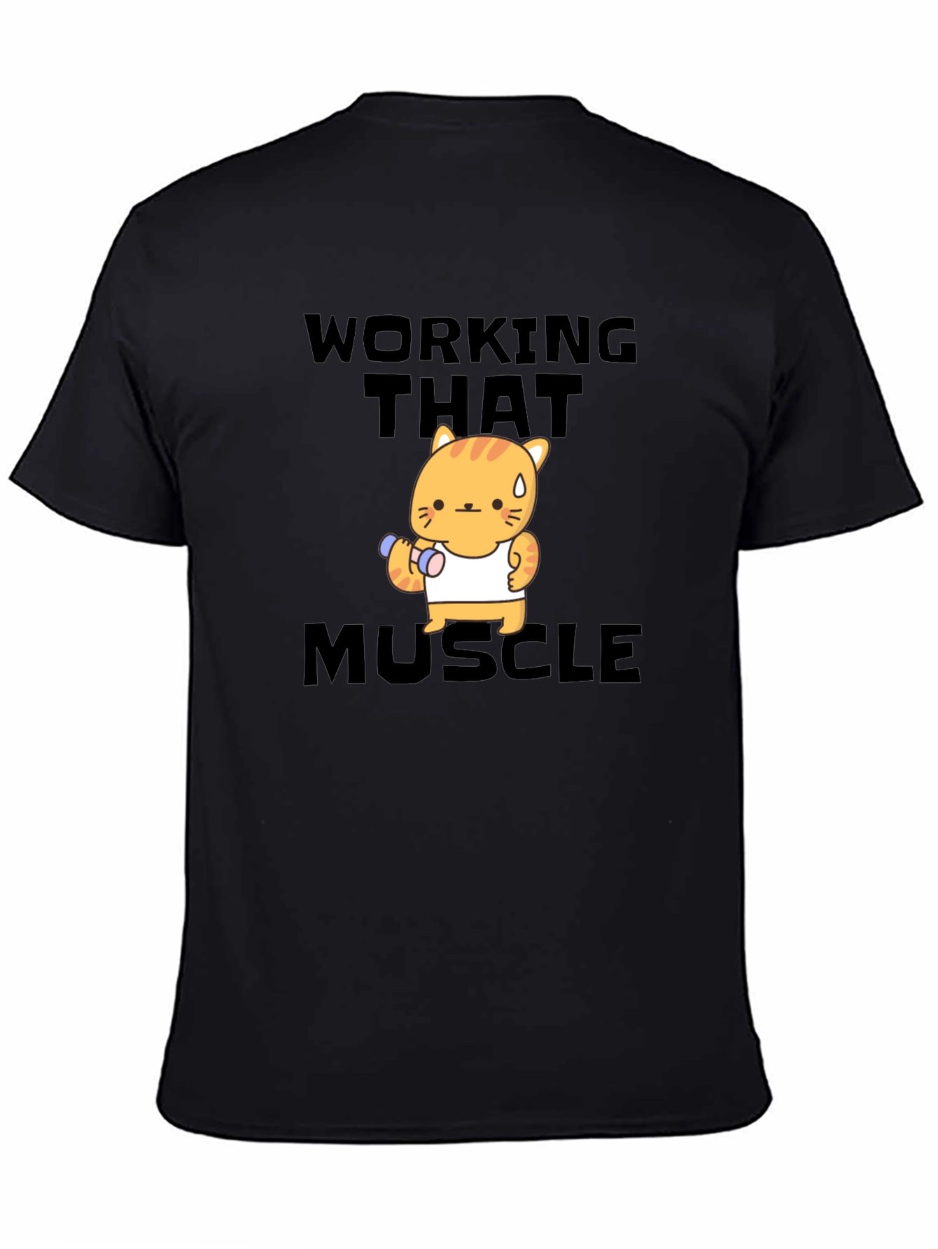 Workout Cat T-Shirt - Muscle Power!