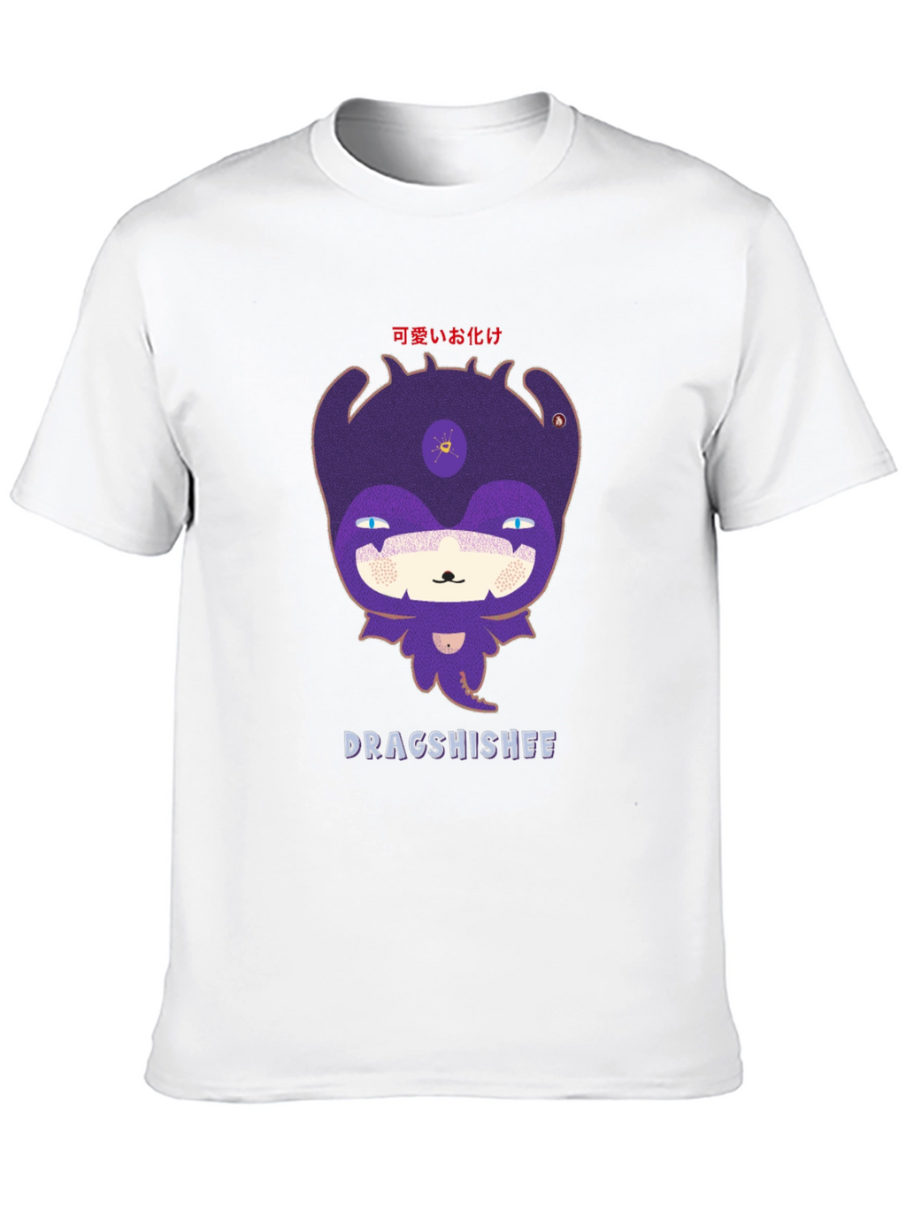 Dragshishee Graphic Tee - Black Cotton Blend