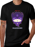 Dragshishee Graphic Tee - Black Cotton Blend