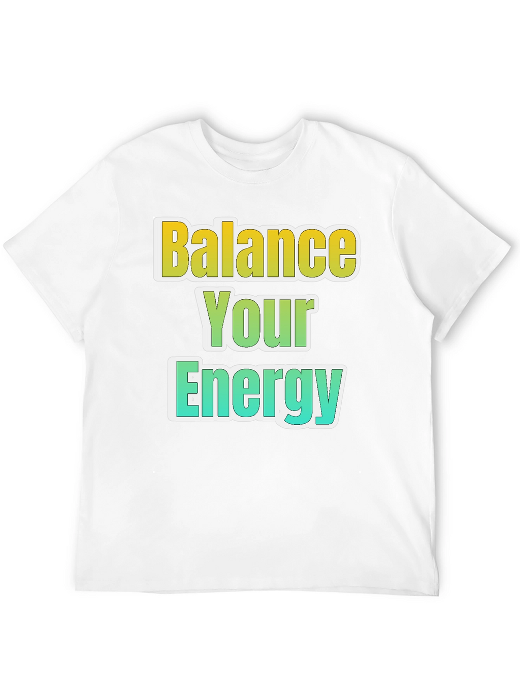 Balance Your Energy Black Graphic Tee