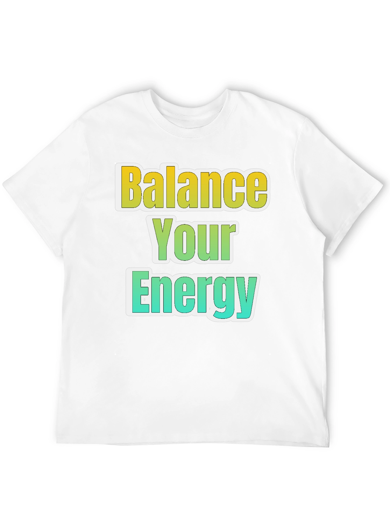 Balance Your Energy Black Graphic Tee