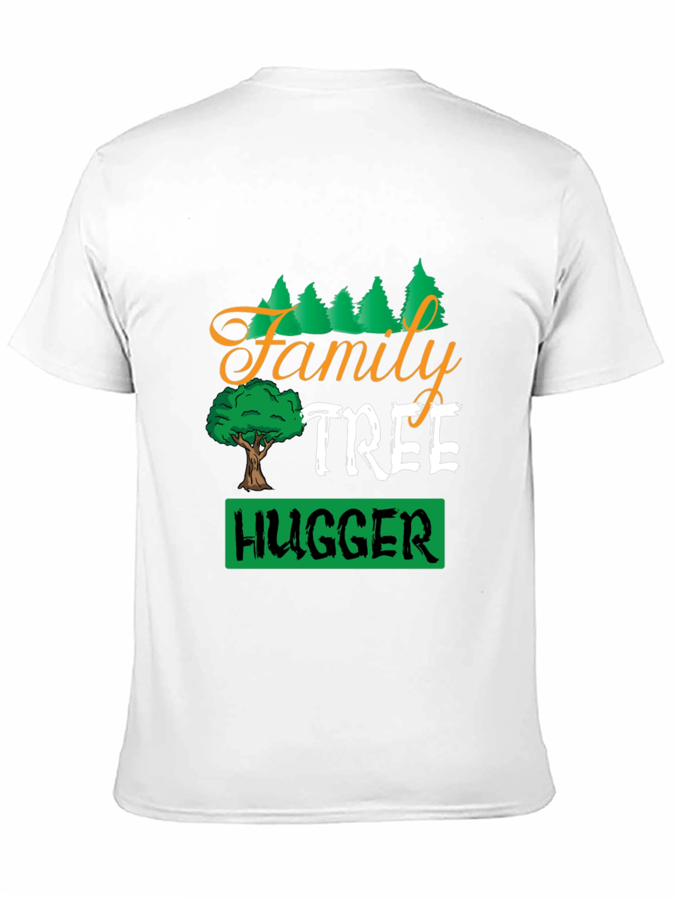 Family Tree Hugger Black T-Shirt