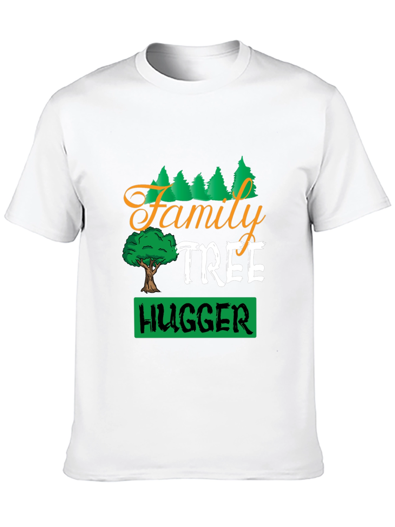 Family Tree Hugger Black T-Shirt