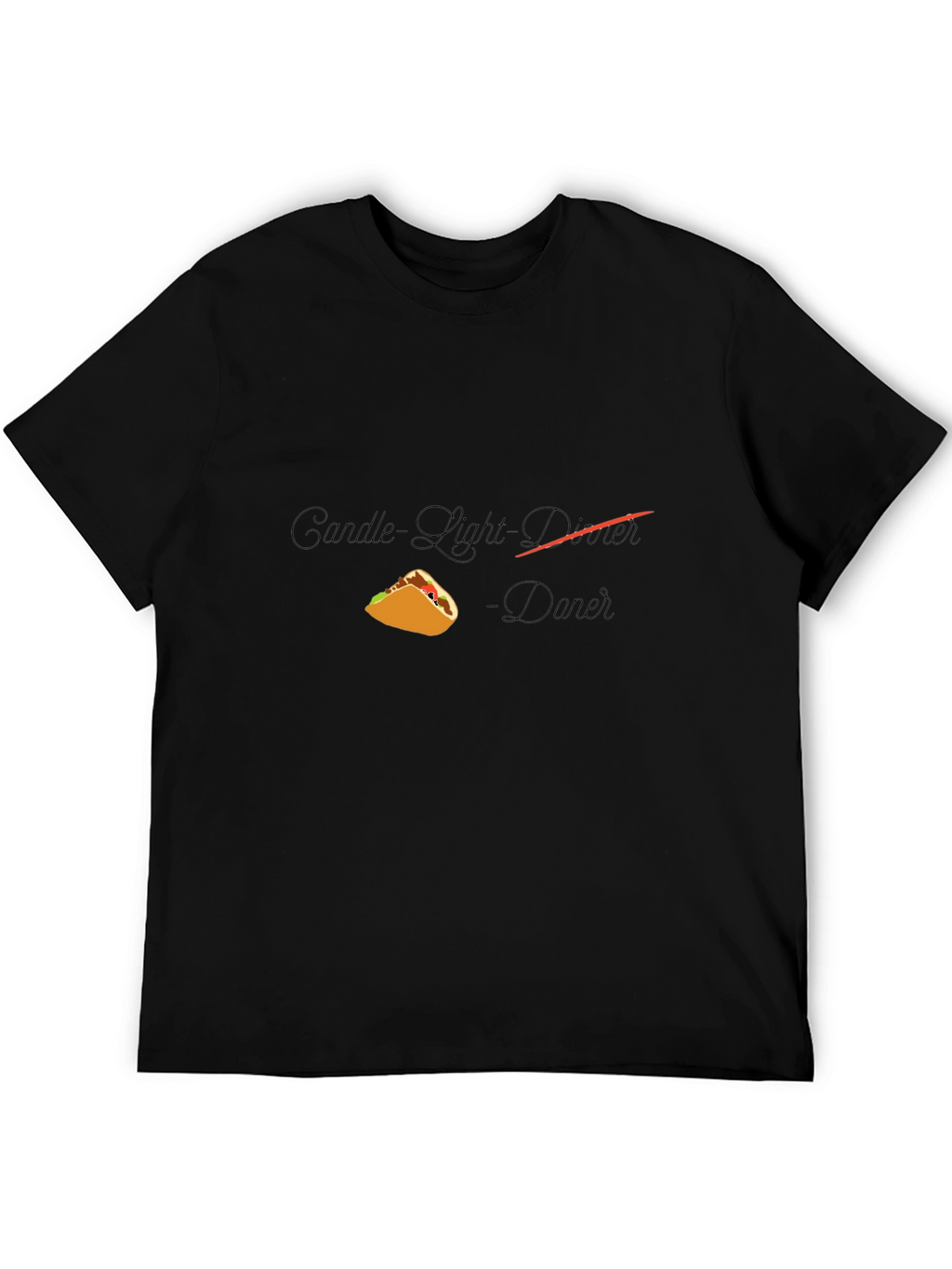 Taco Dinner T-Shirt - Candlelight Novelty Tee