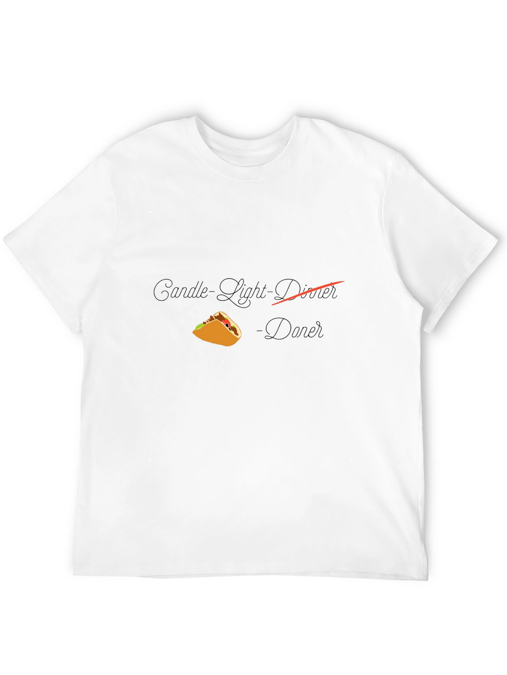 Taco Dinner T-Shirt - Candlelight Novelty Tee