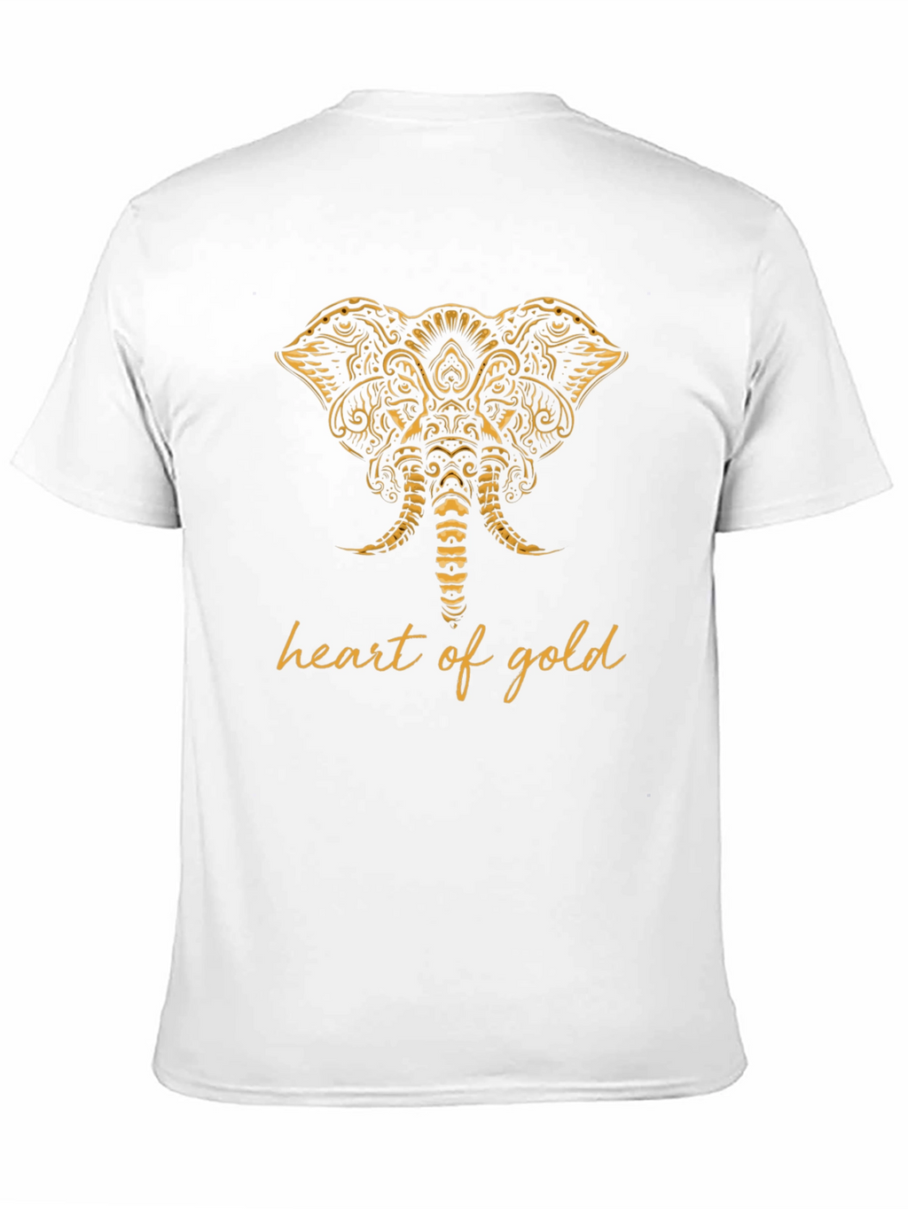 Heart of Gold Elephant Graphic Tee