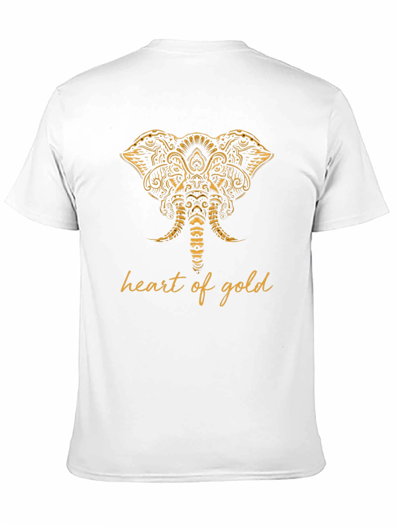 Heart of Gold Elephant Graphic Tee