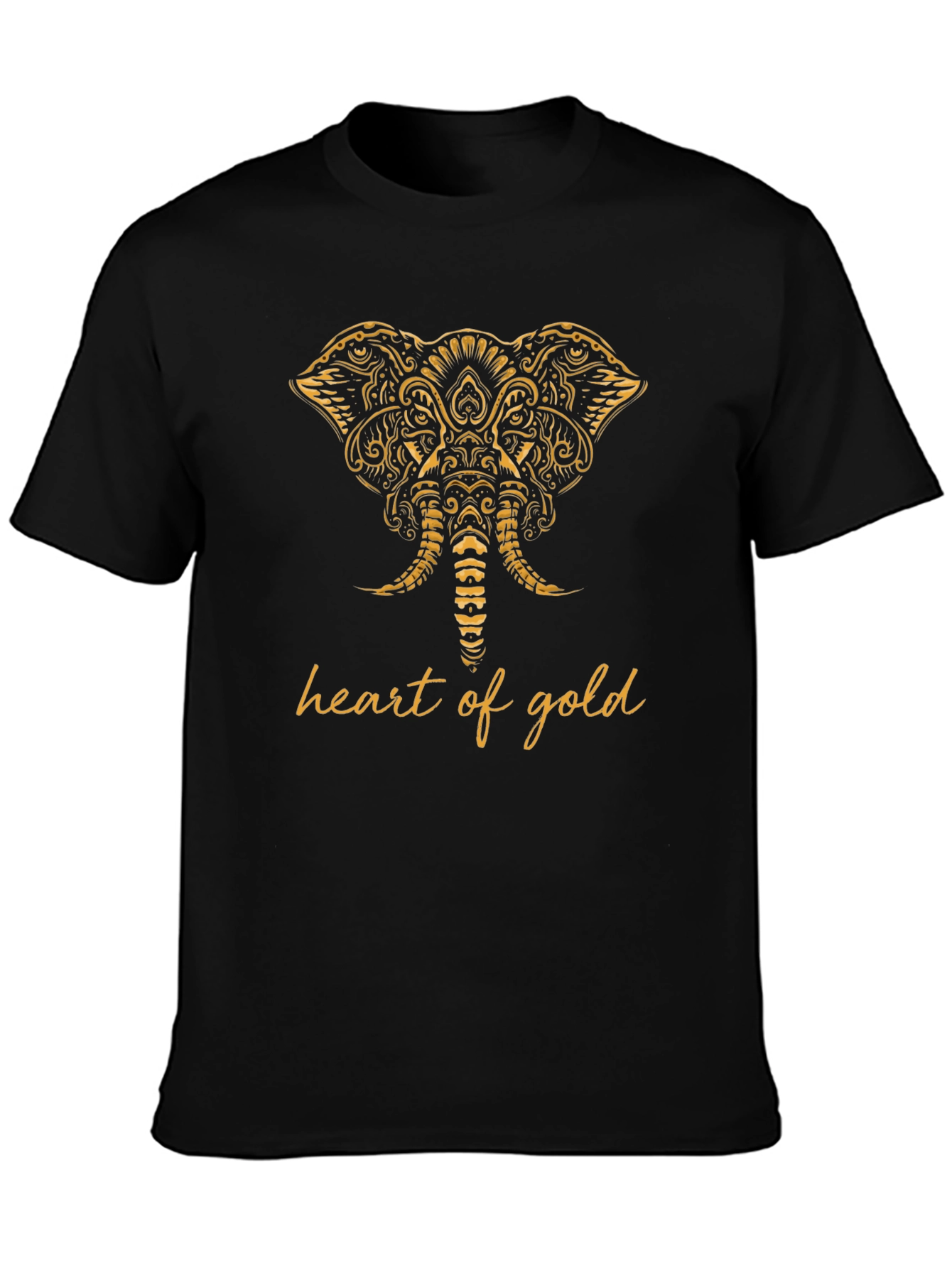 Heart of Gold Elephant Graphic Tee