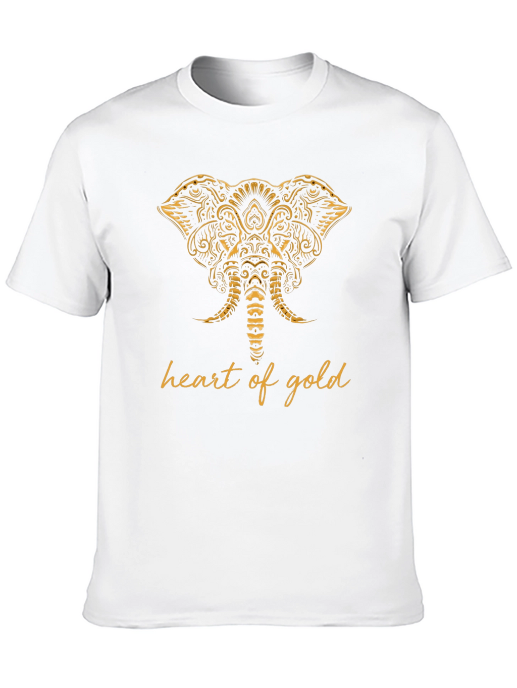 Heart of Gold Elephant Graphic Tee