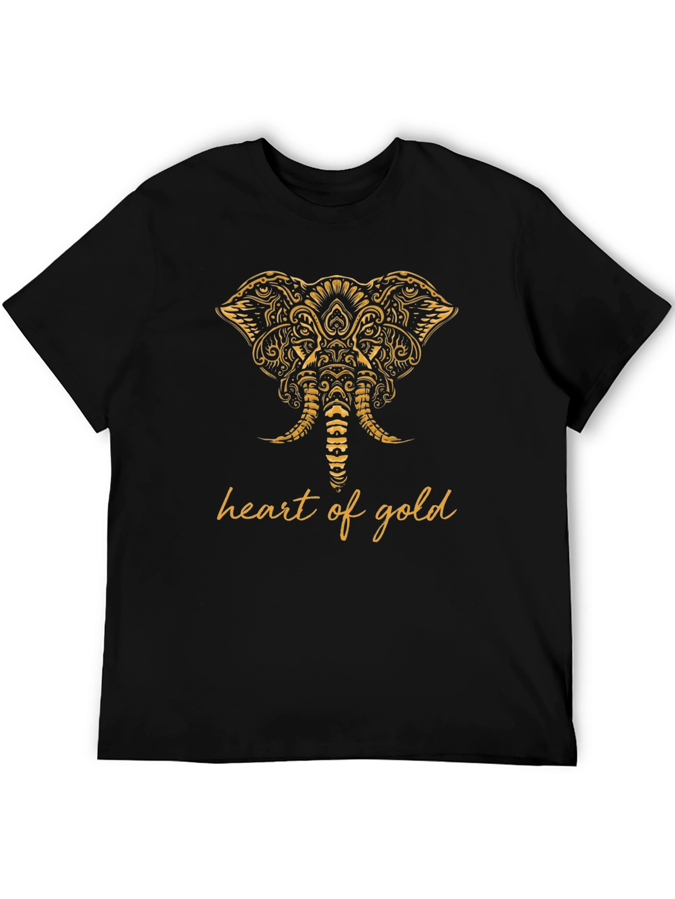 Heart of Gold Elephant Graphic Tee