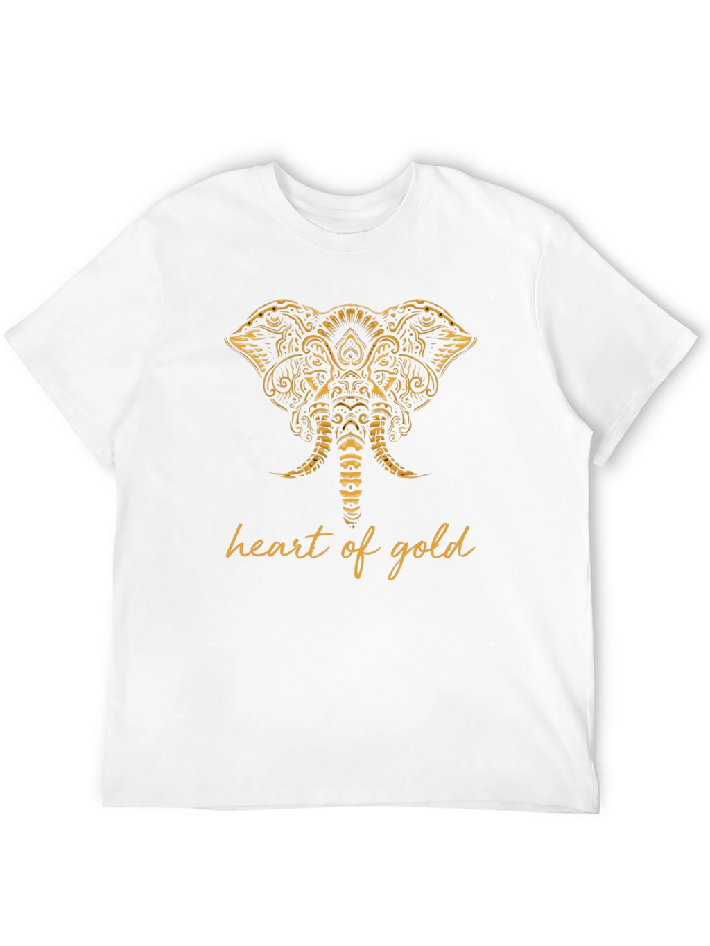 Heart of Gold Elephant Graphic Tee