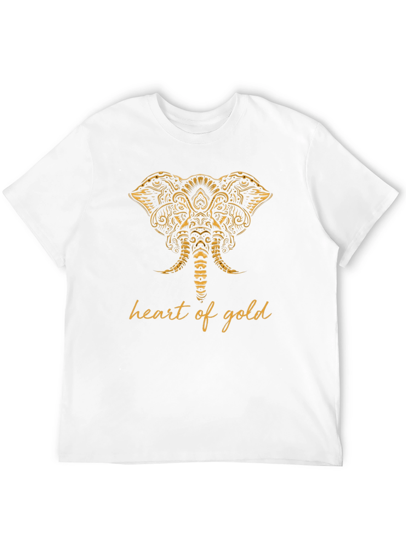 Heart of Gold Elephant Graphic Tee