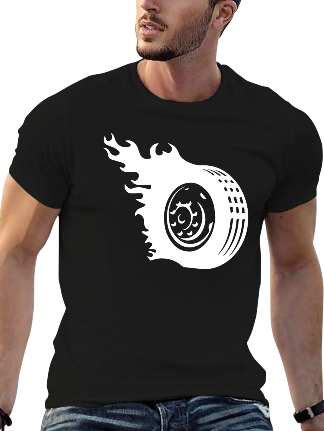 Burning Wheel Black T-Shirt