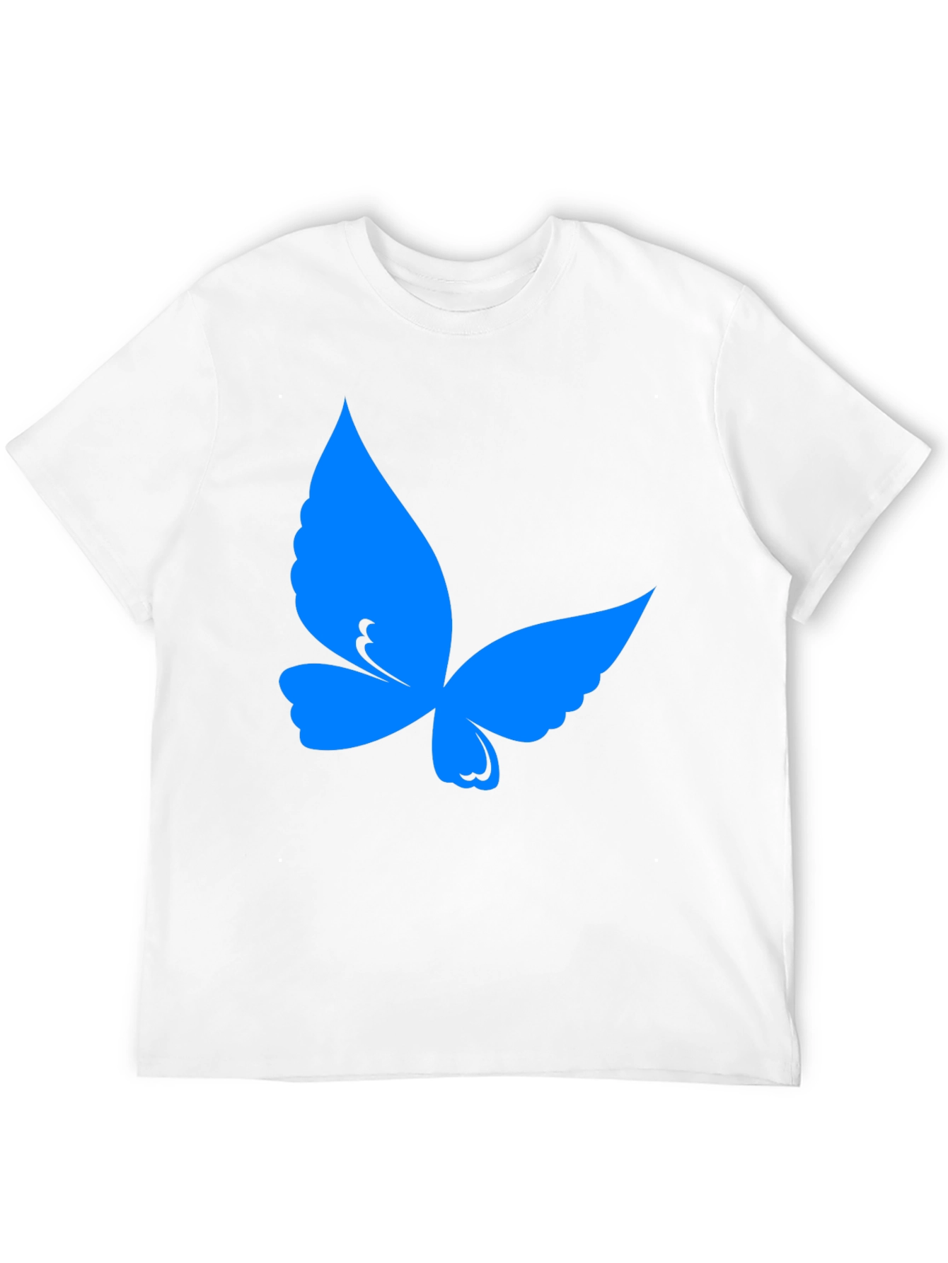 Butterfly Graphic Tee - Soft Black Cotton