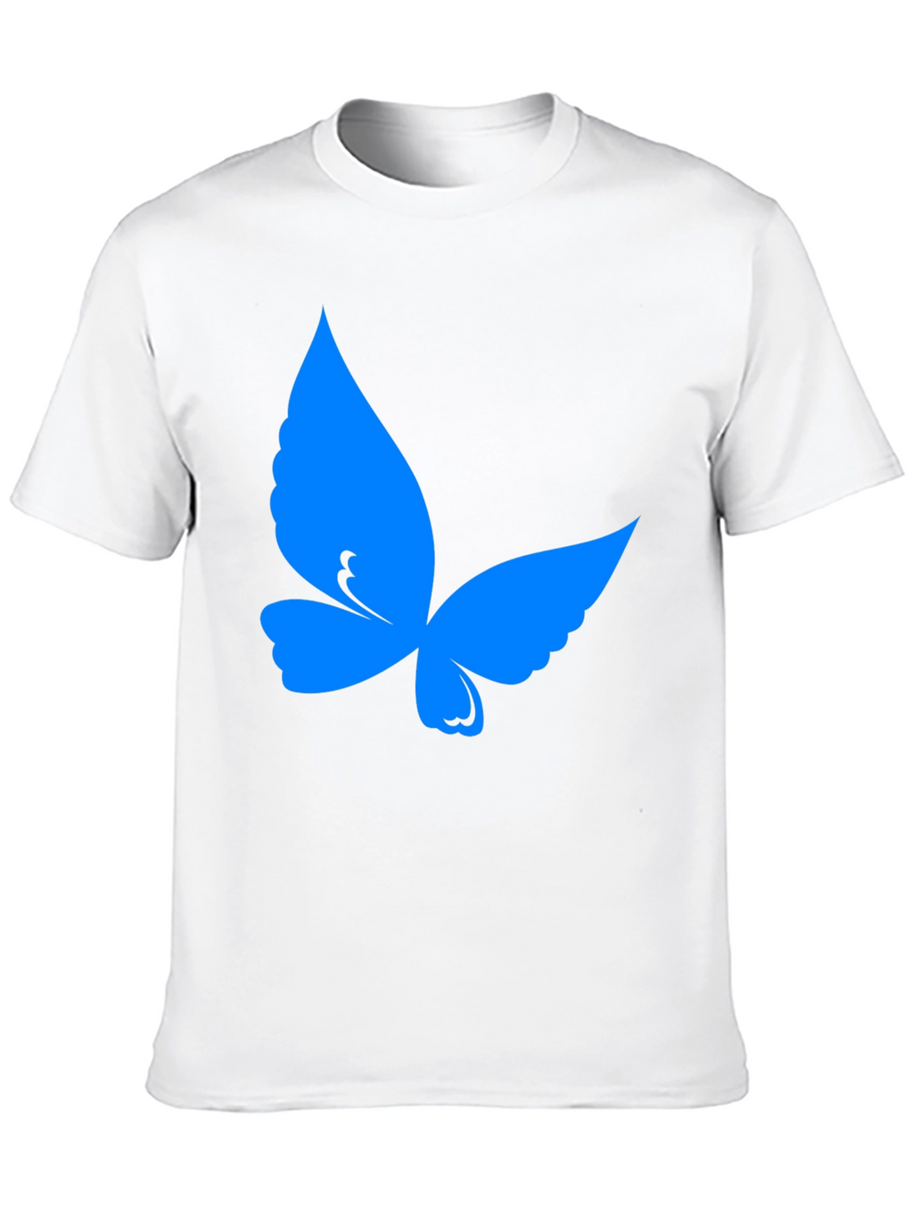 Butterfly Graphic Tee - Soft Black Cotton