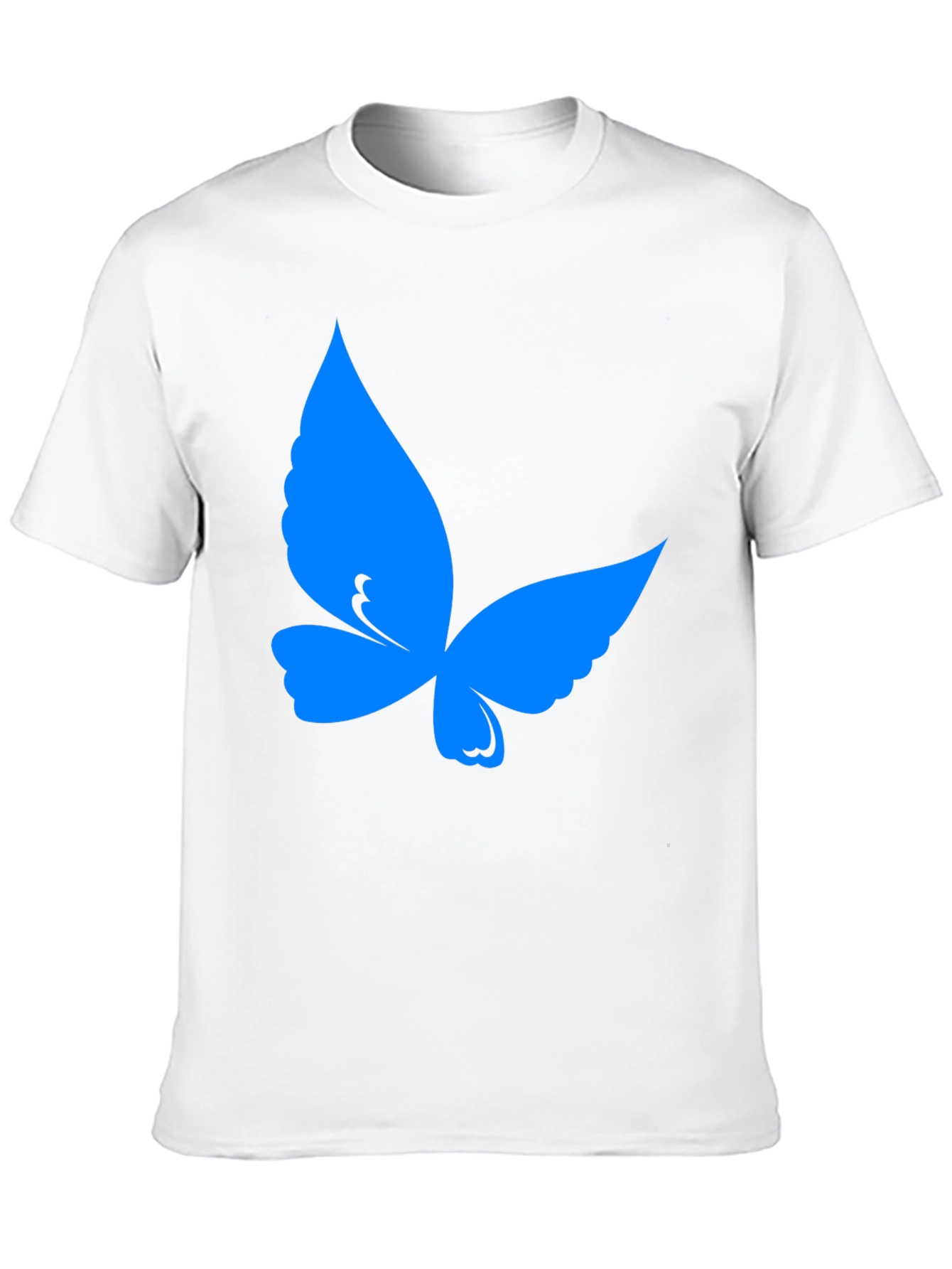 Butterfly Graphic Tee - Soft Black Cotton