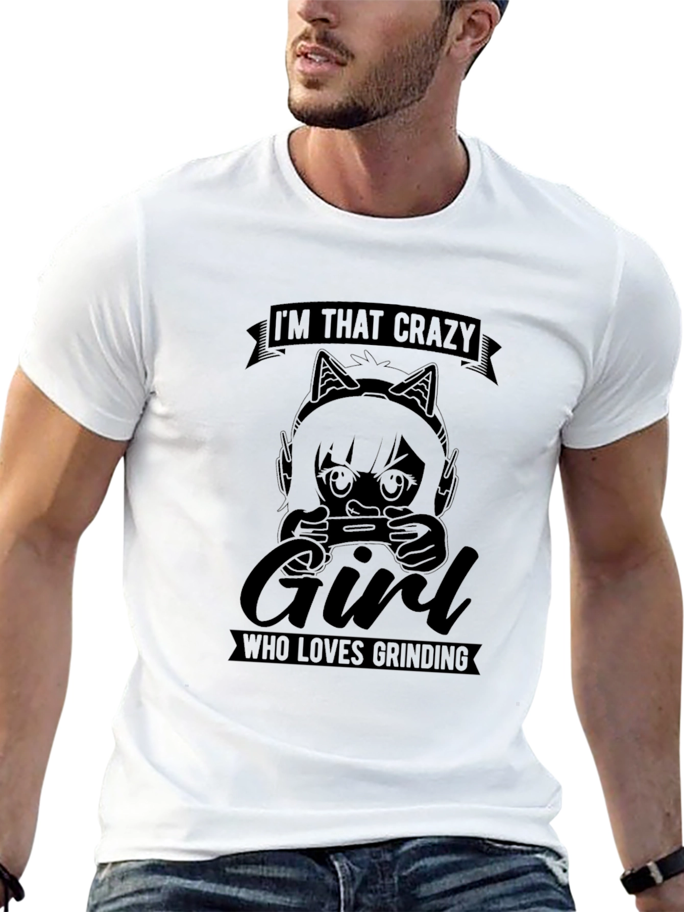 Crazy Gamer Girl T-Shirt