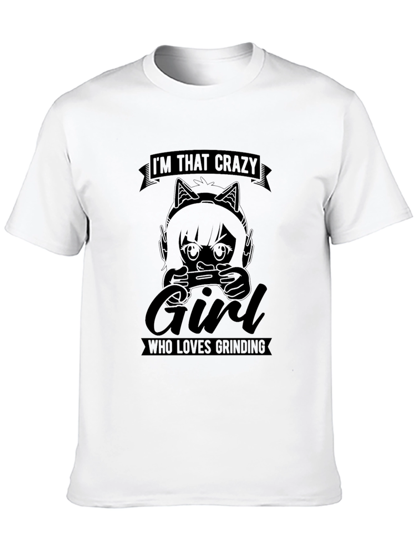 Crazy Gamer Girl T-Shirt