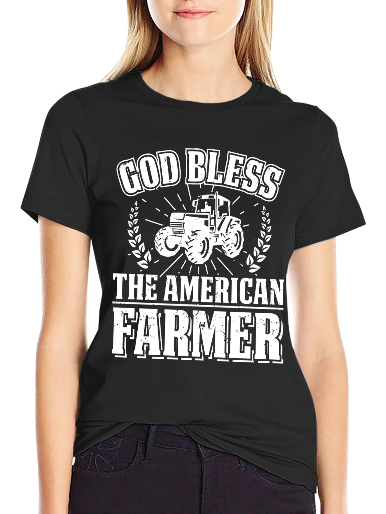 God Bless The American Farmer Graphic Tee