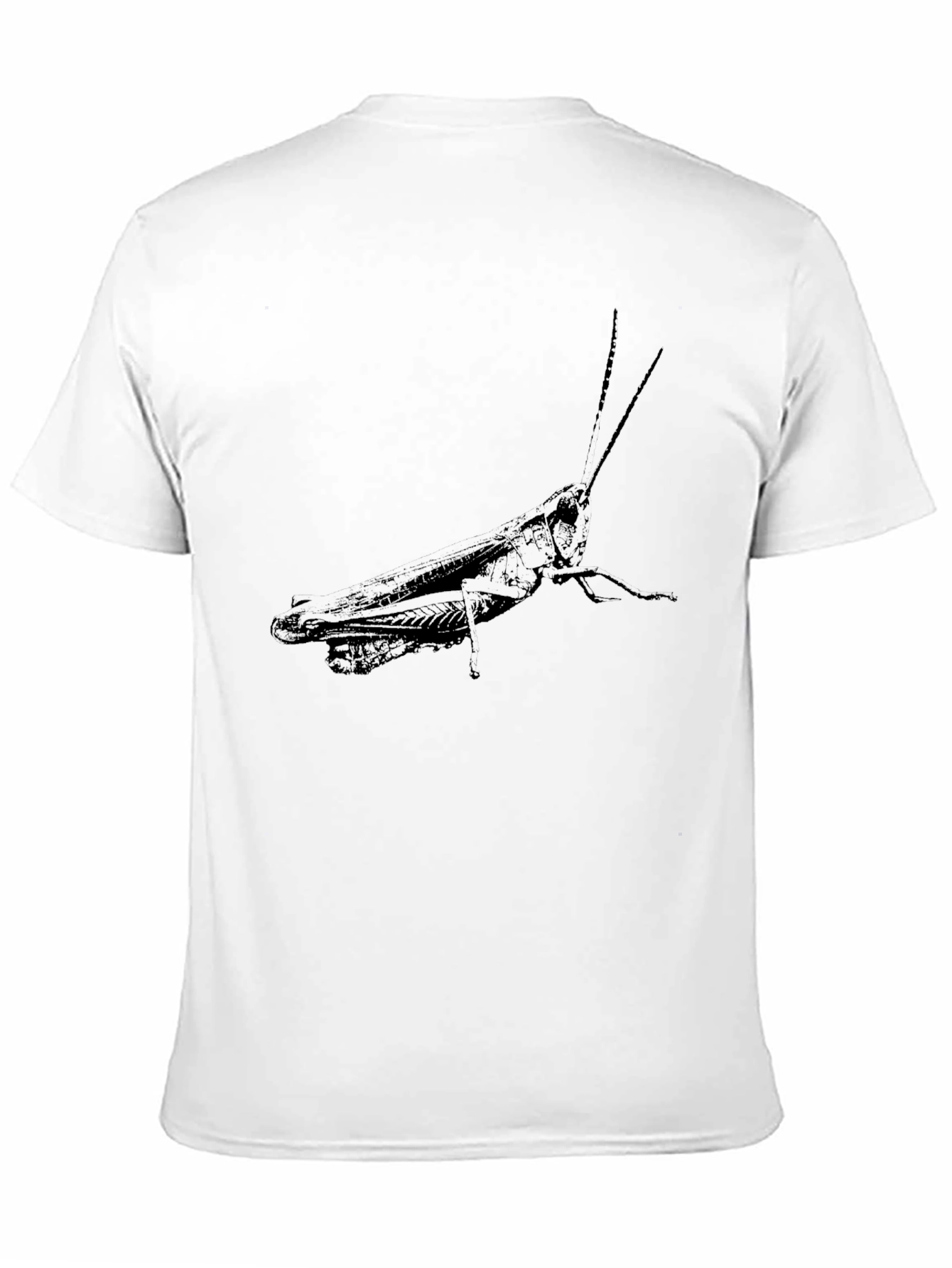 Grasshopper Graphic Print Black Tee
