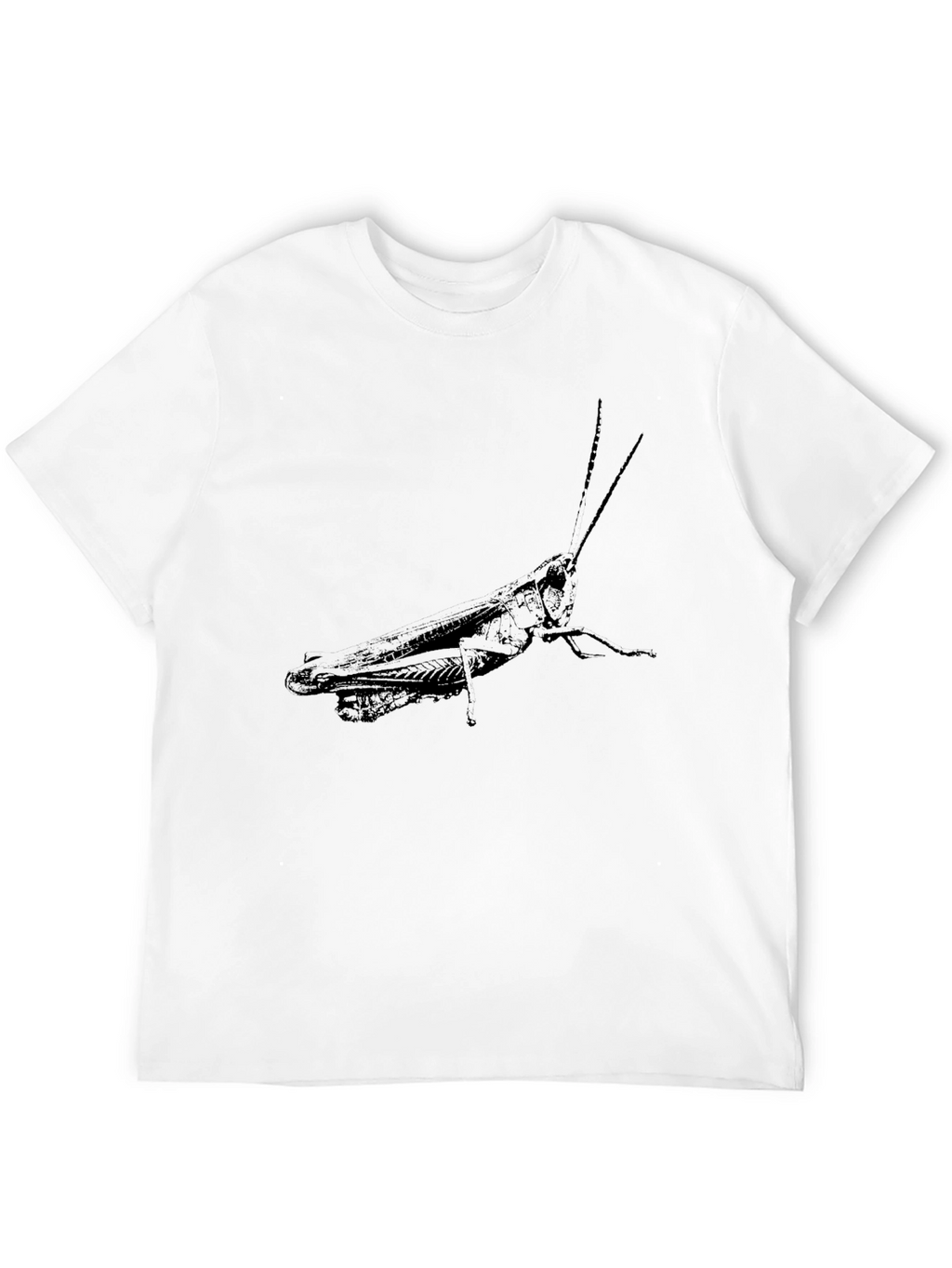 Grasshopper Graphic Print Black Tee