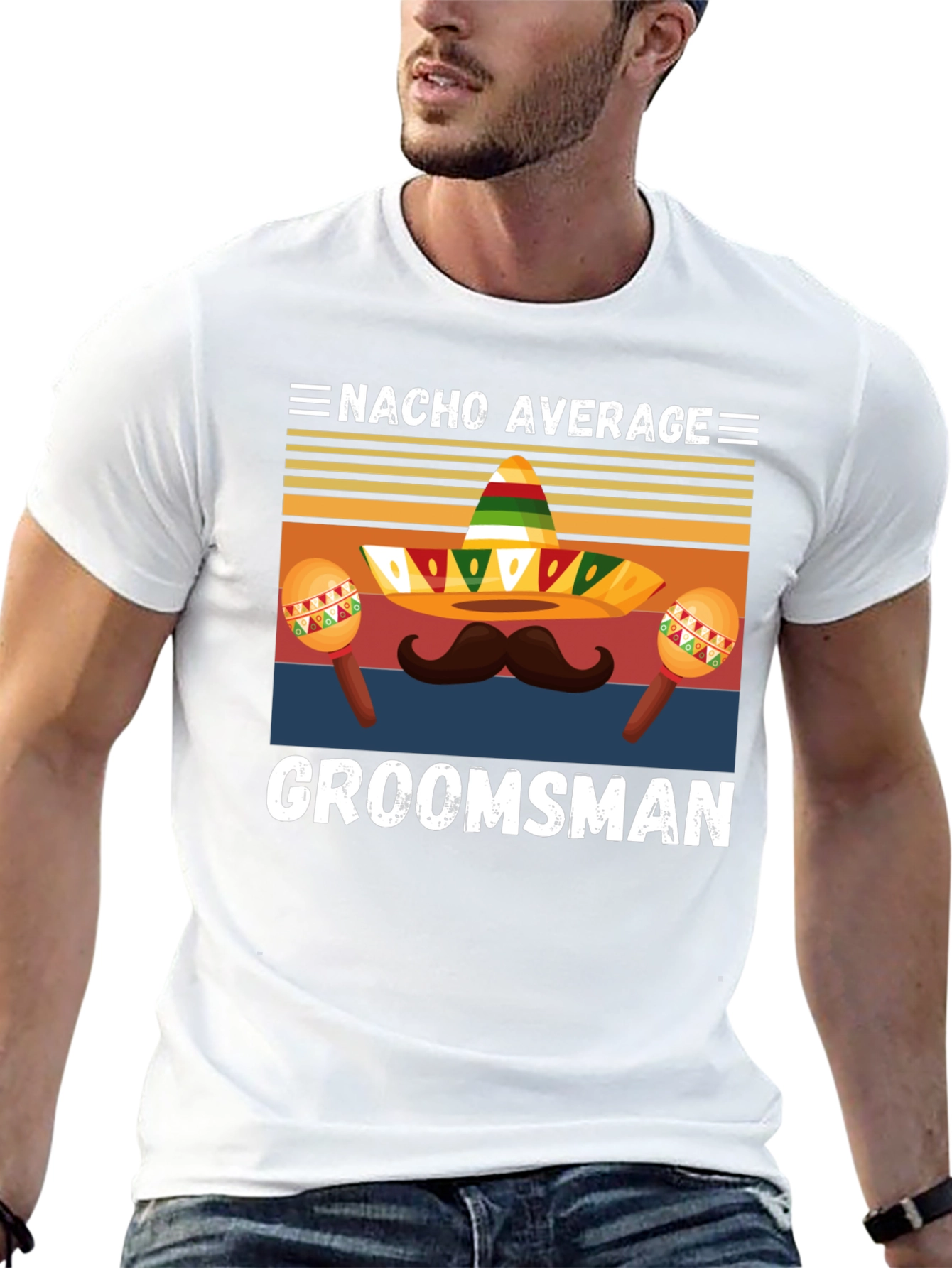 Nacho Average Groomsman T-Shirt